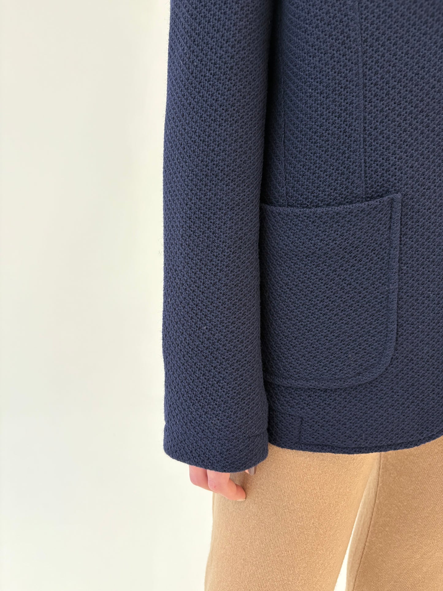 Sacou de brand luxury Falconeri din tricot gros texturat de lana extrafina