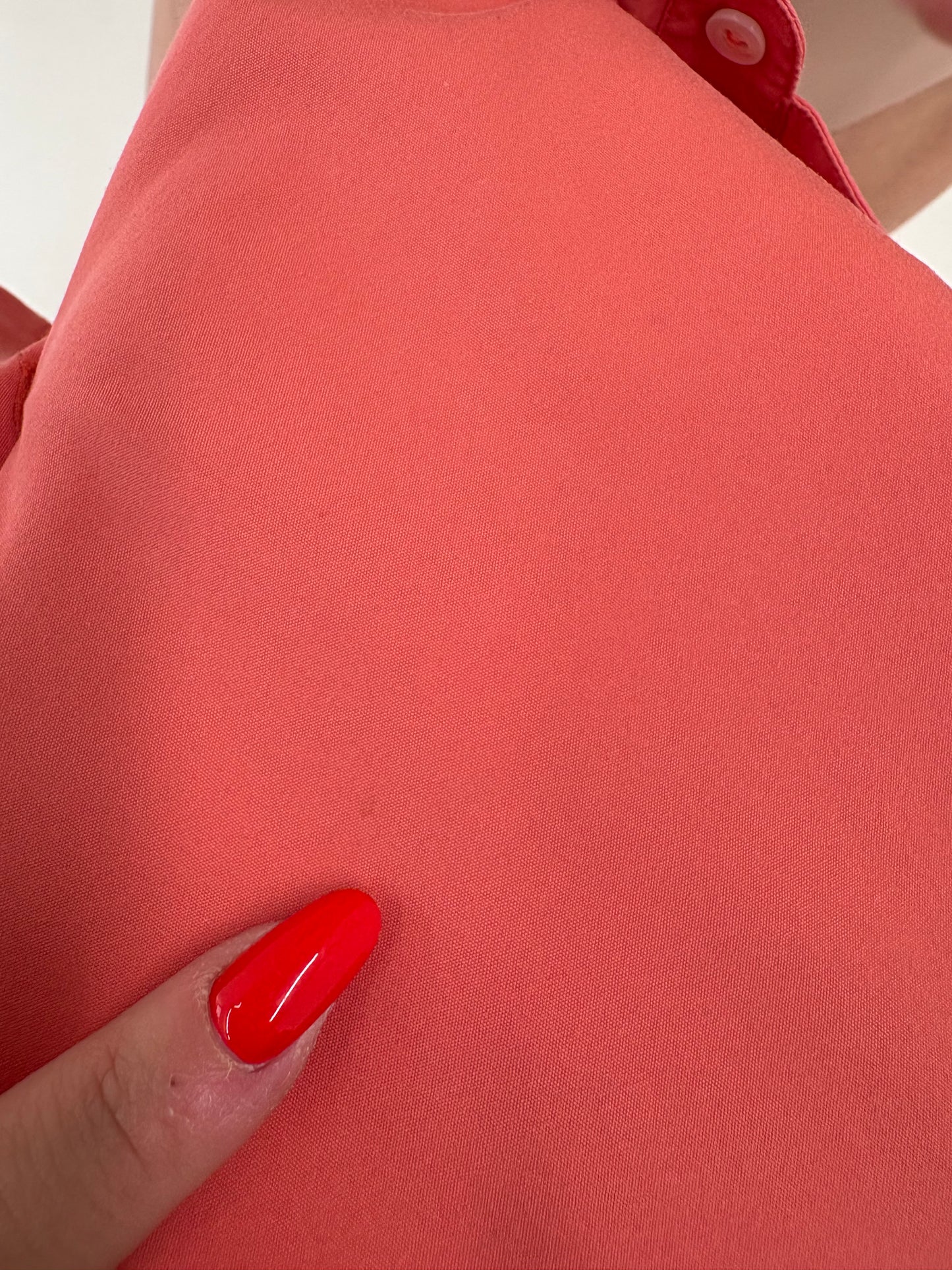 Cămașa Loro Piana din poplin ultra confort salmon Pink
