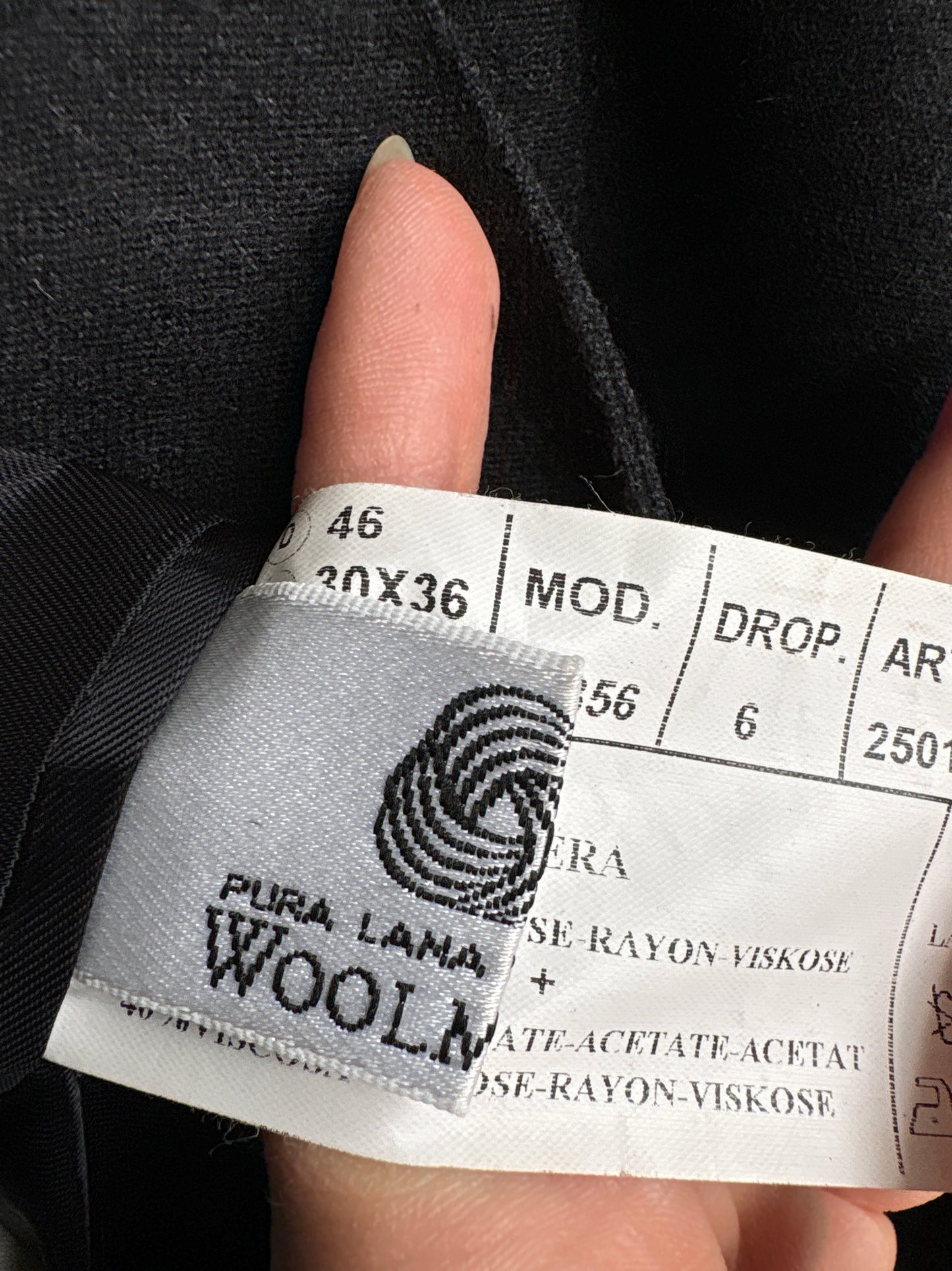 Sacou charcoal gray din lana plină extrafina certificată ușor structurată