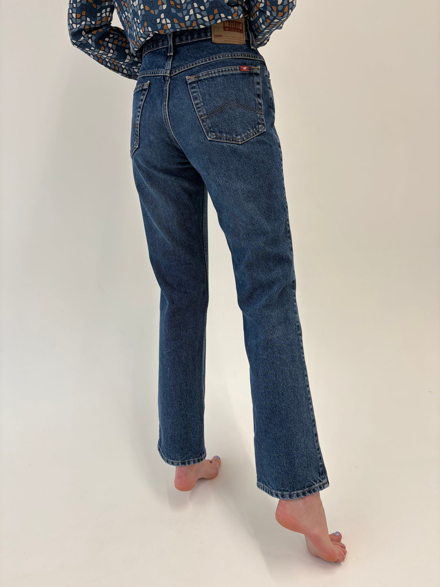 Jeans premium straight leg classic wash