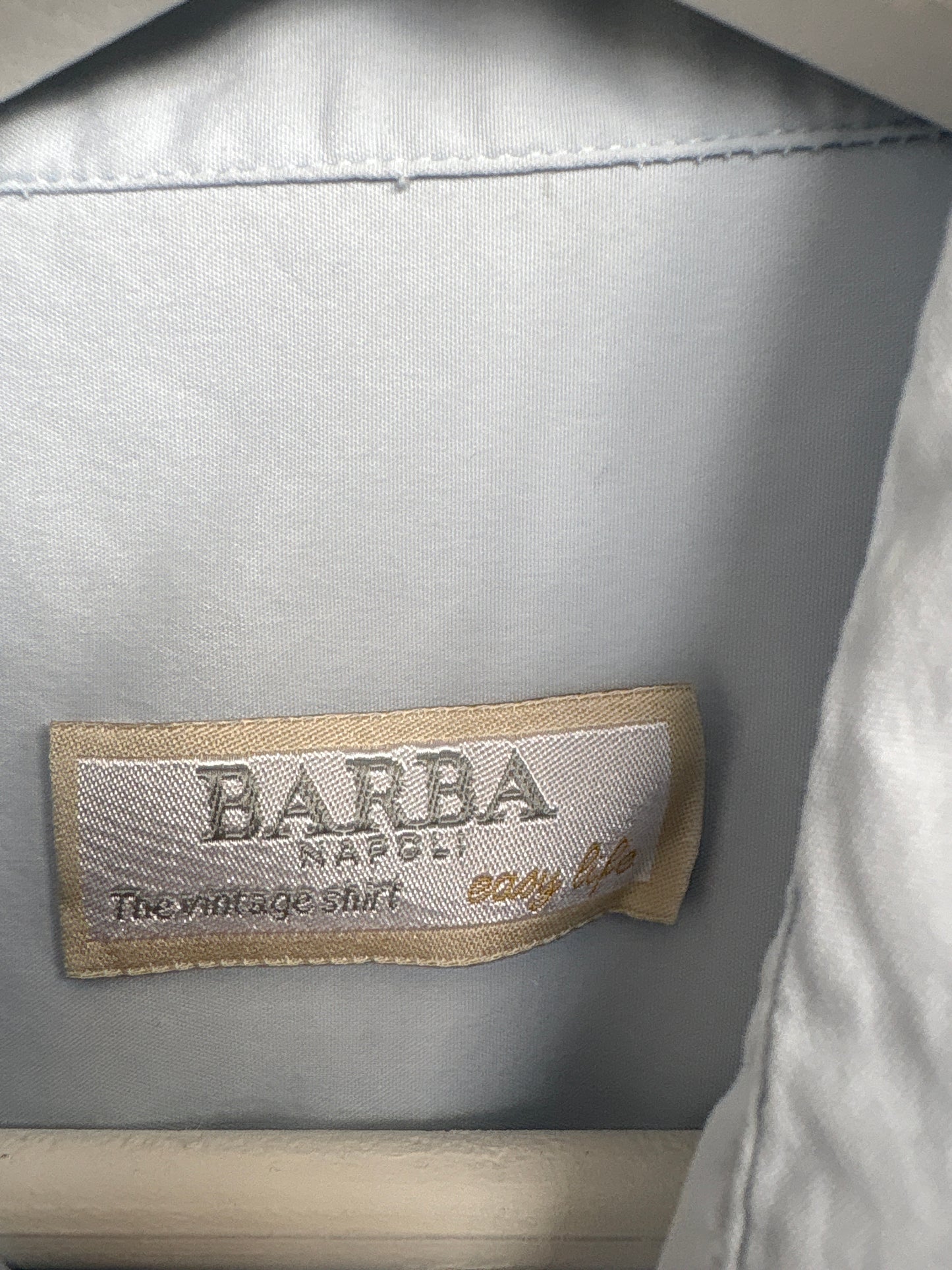 Cămașa super premium italiană cambrata baby blue