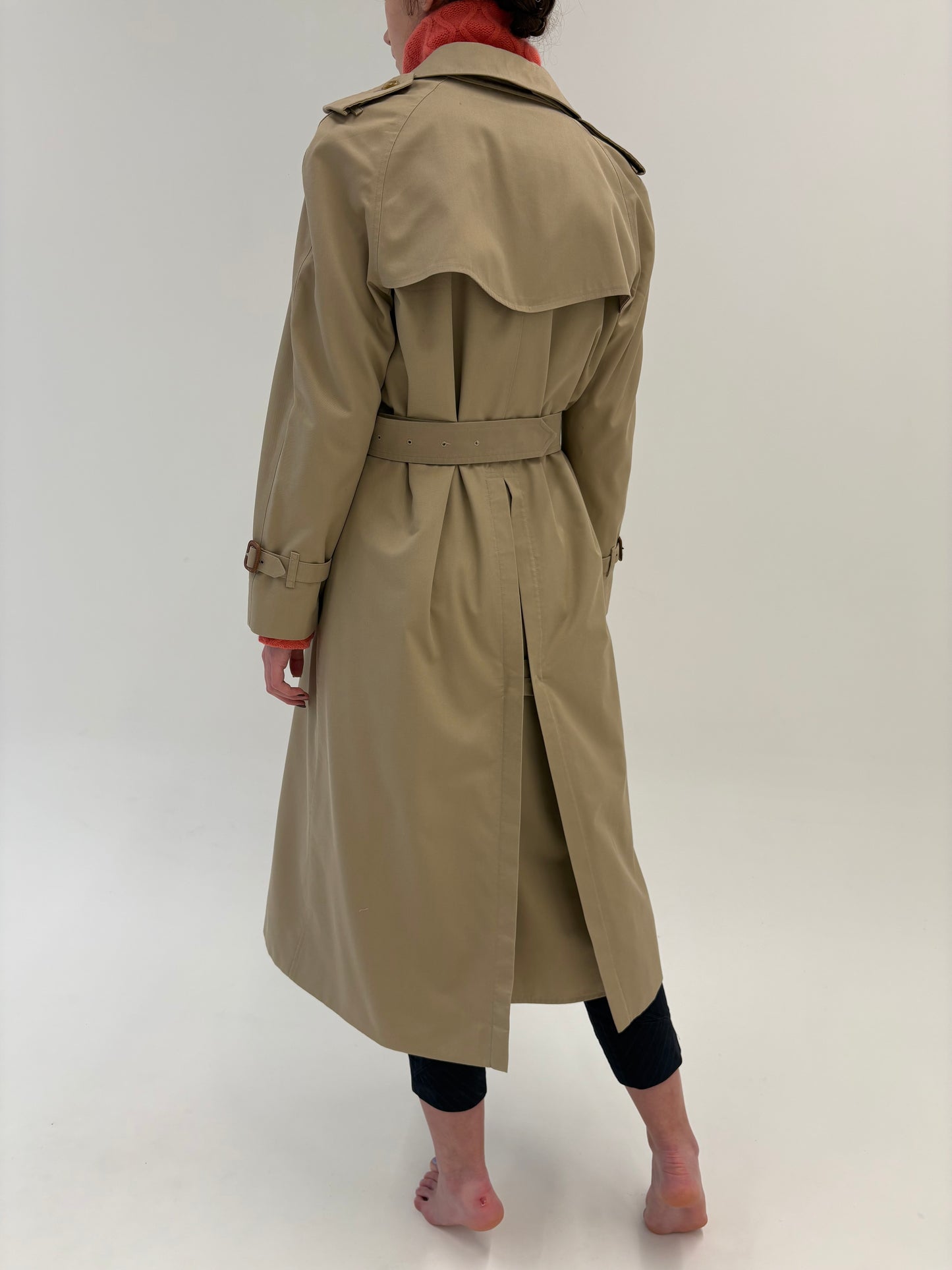 Trench vintage Burberry high end cu liner de lana detașabil inclus