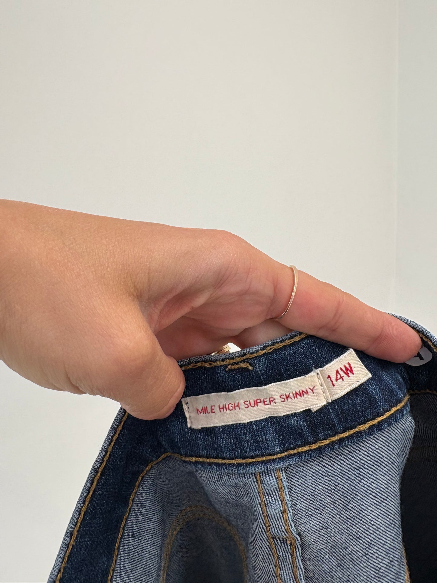 Jeans Levi’s premium sky high super skinny modelatori
