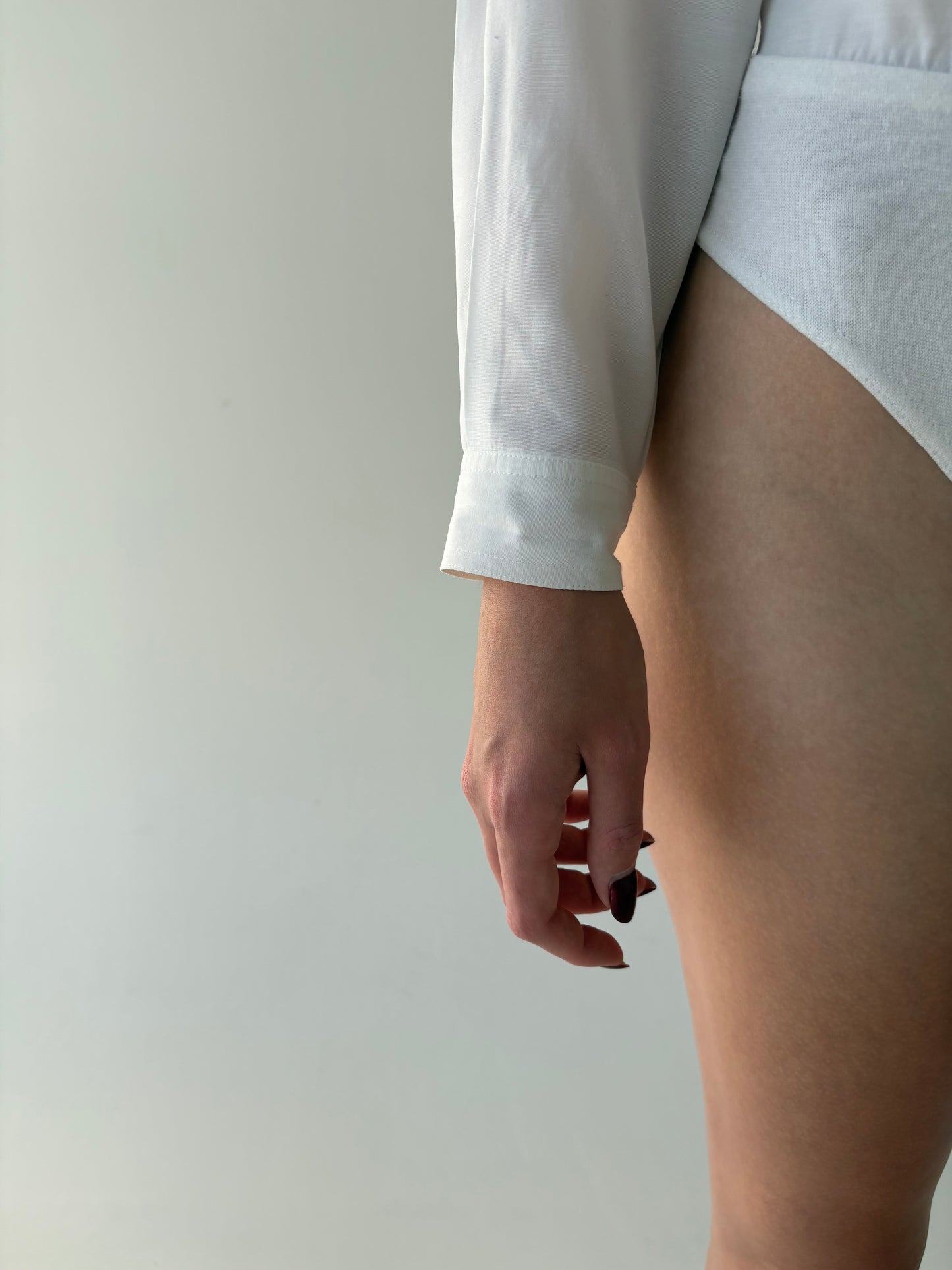 Body vintage excepțional cu inserții de dantelă macrame