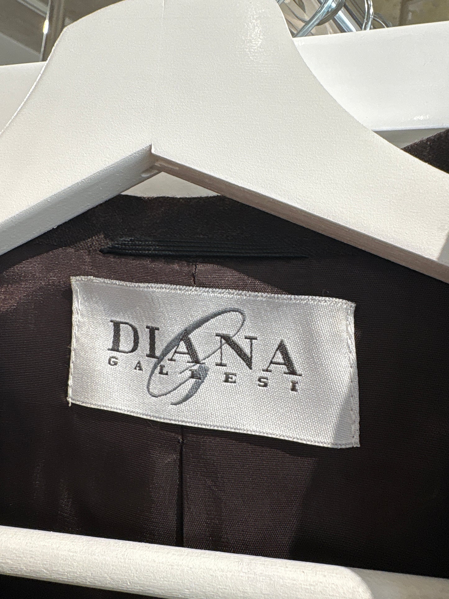 Sacou italian de brand premium dark chocolate brown în croi ușor cambrat