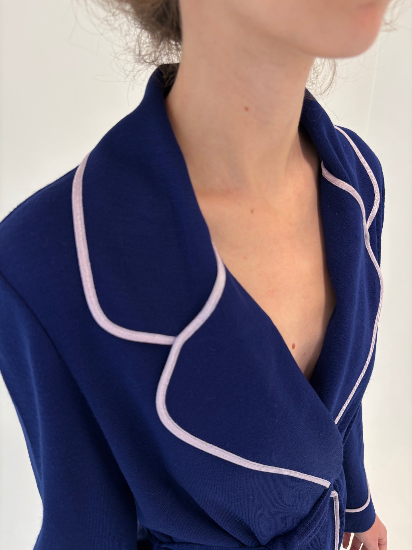 Halat premium vintage italian din jerse