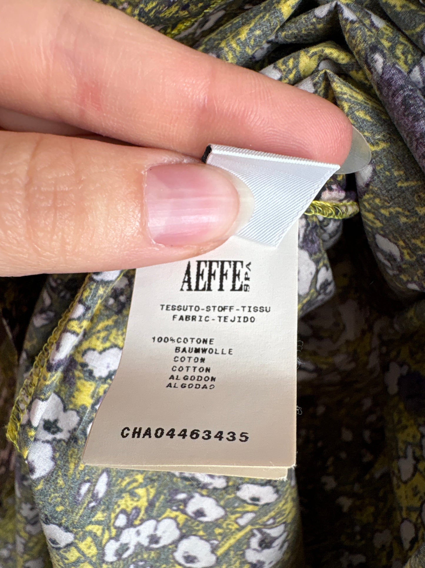 Rochie de brand luxury Cacharel în croi actual din canvas extrafin de bumbac