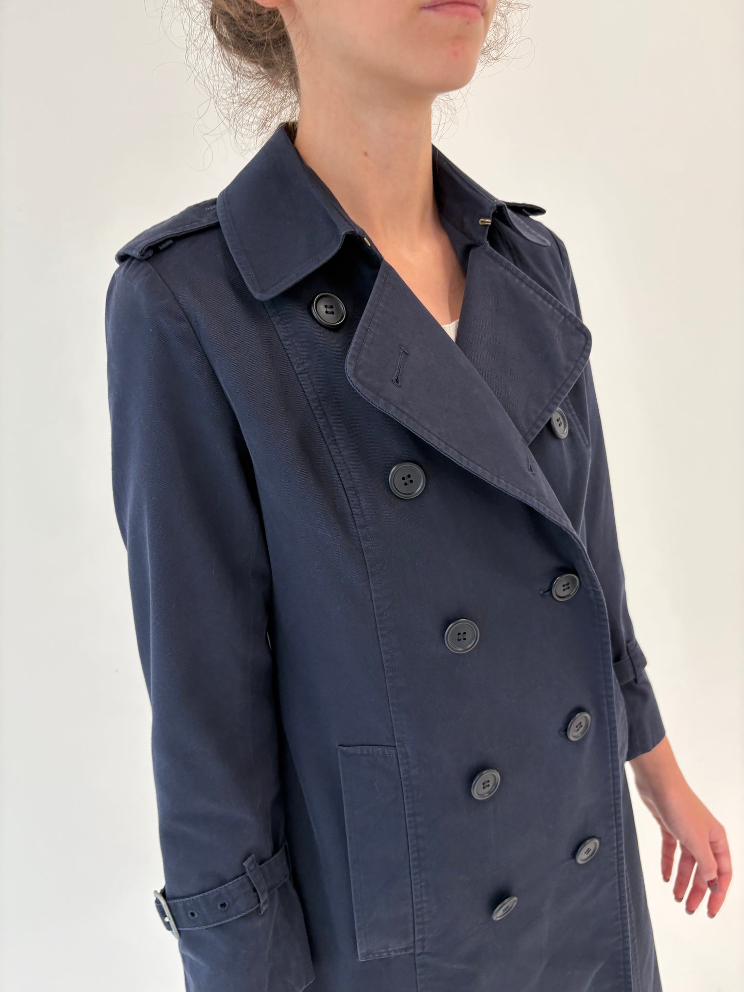 Trench Burberry vintage petite Navy blue