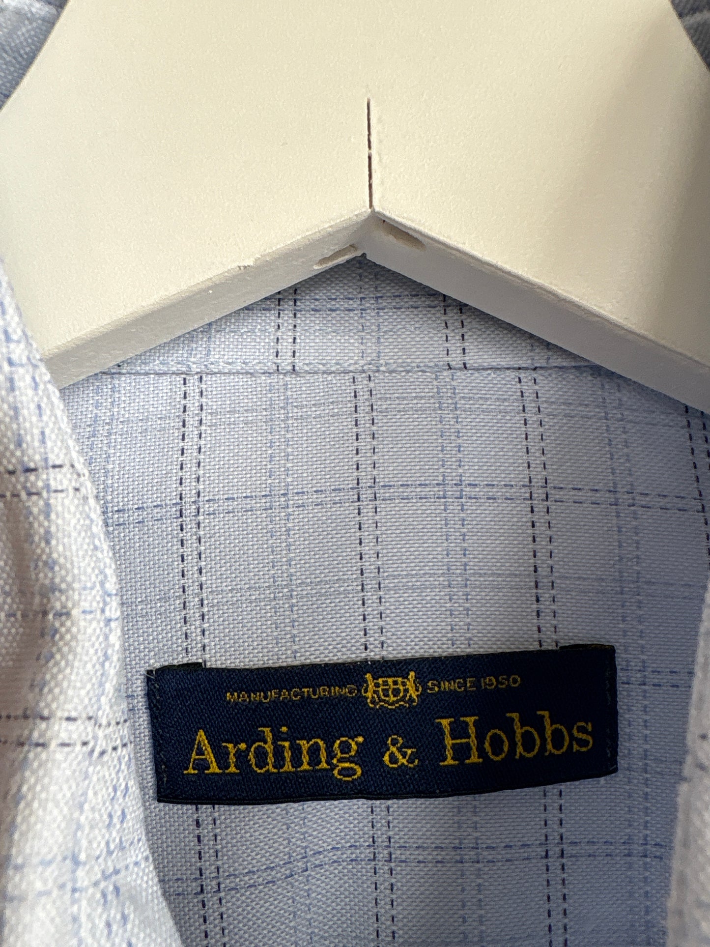 Cămașa premium baby blue din poplin gros de bumbac în croi actual