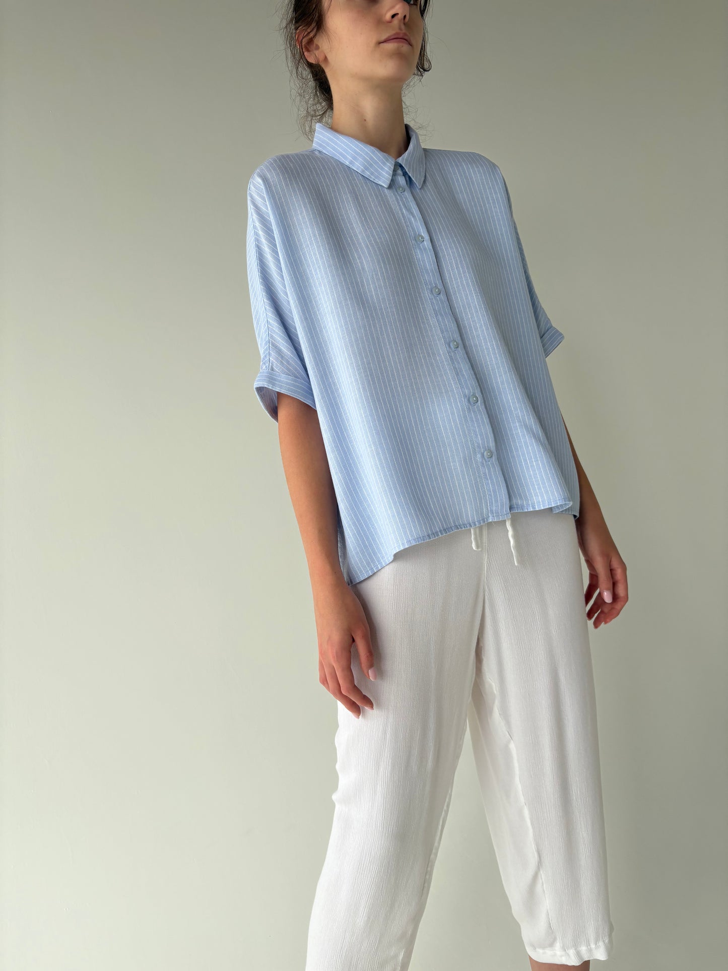 Pantaloni petite super vaporosi plus size