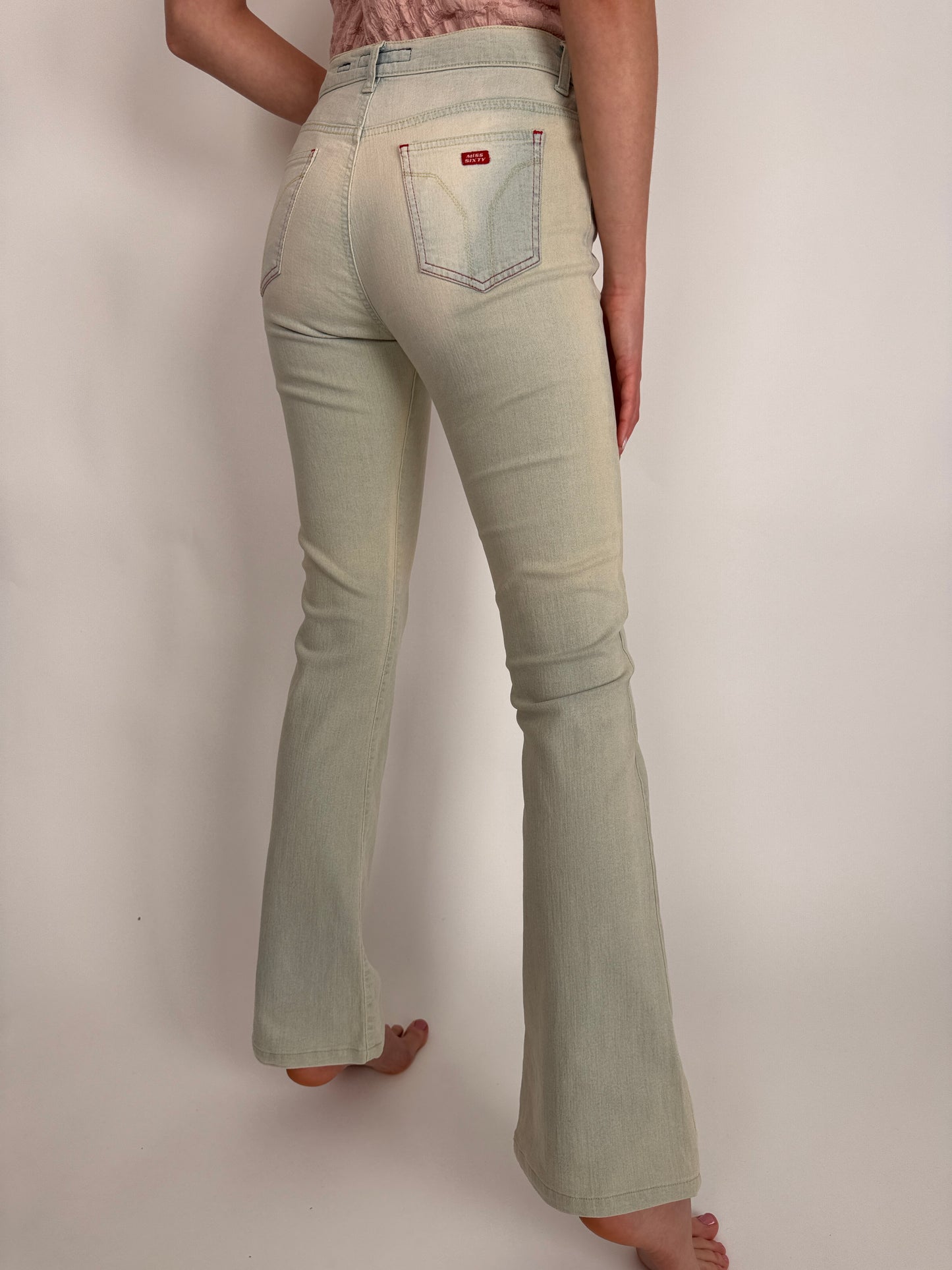 Jeanși premium Miss Sixty light wash modelatori Y2K