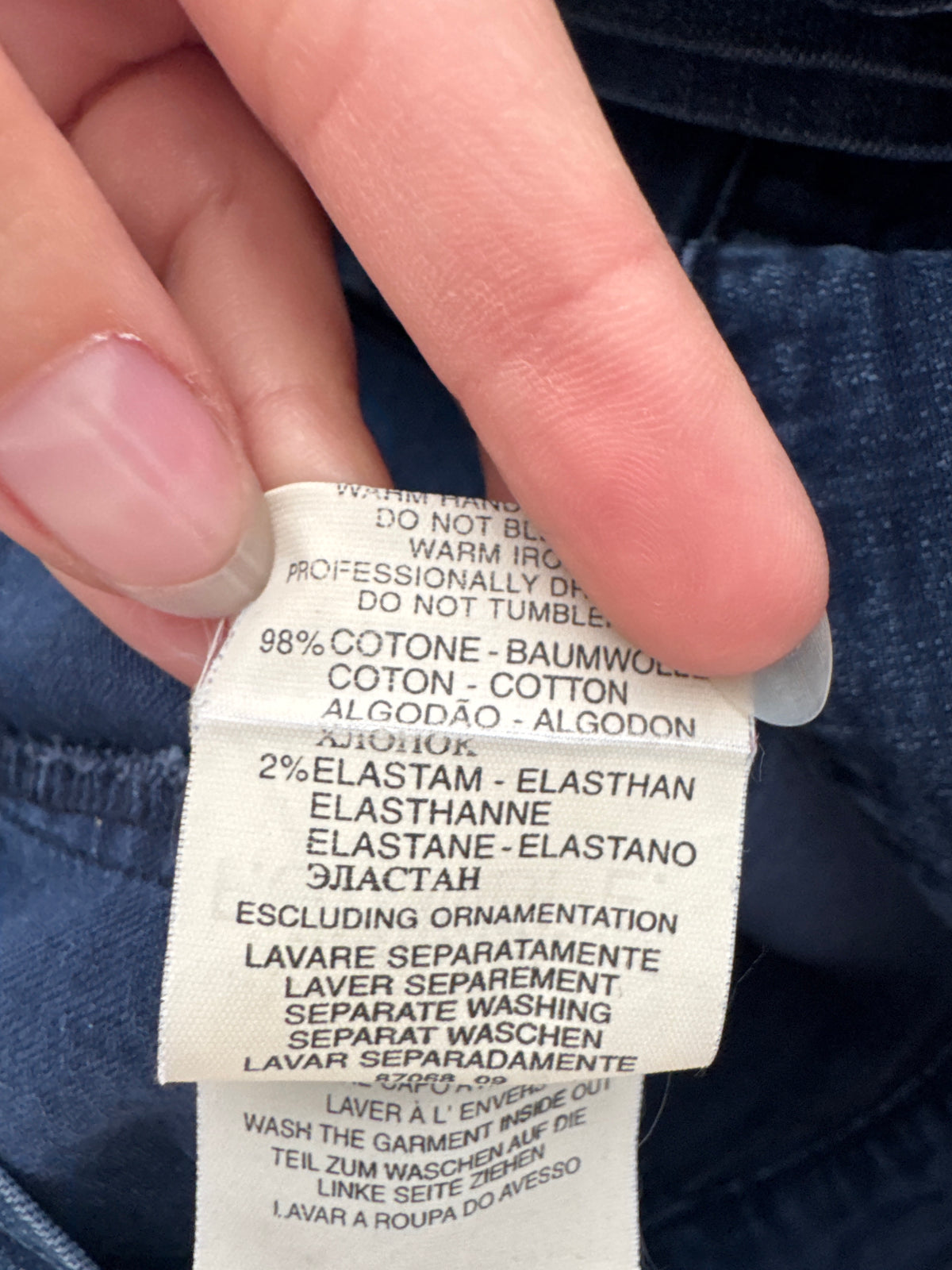 Jacheta Trussardi luxury de jeans moale ultra confort în croi actual