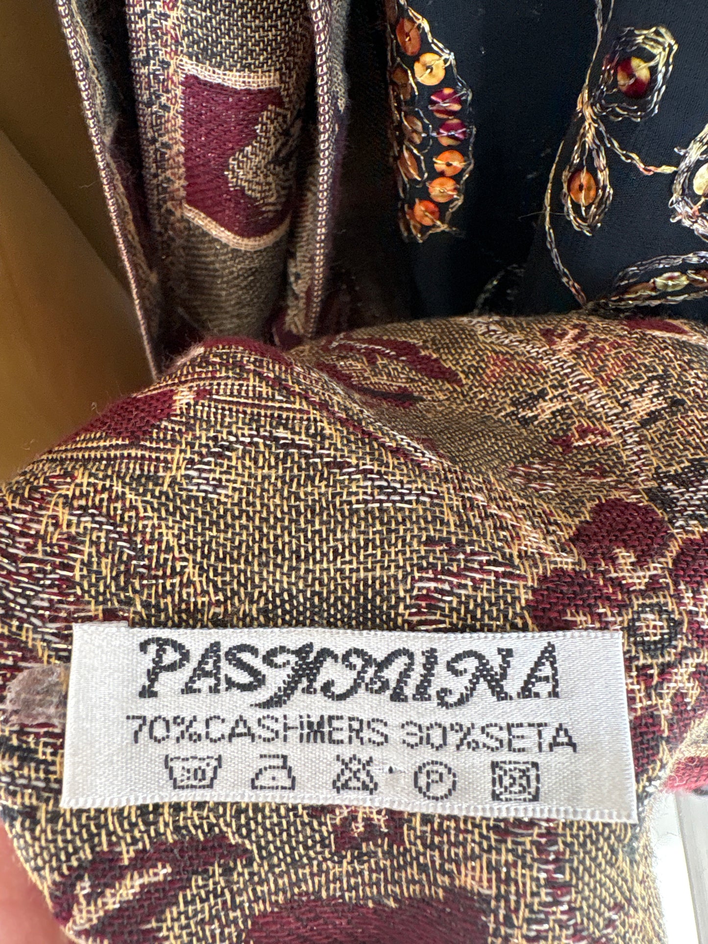 Sal XXL superb din cașmir și mătase naturală