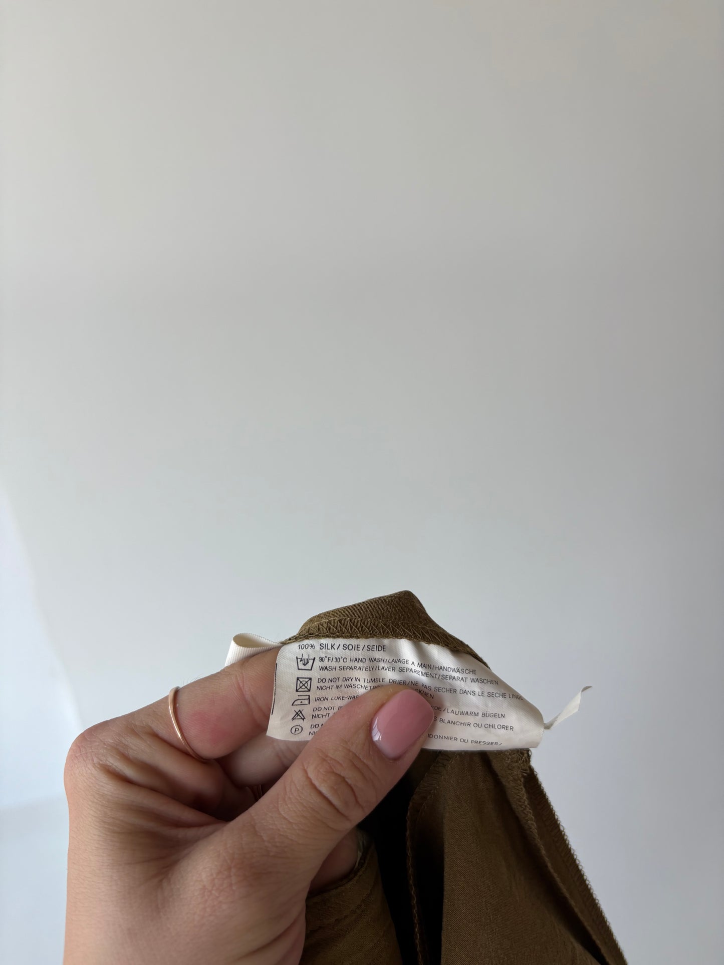 Pantaloni palazzo super ampli din mătase naturală