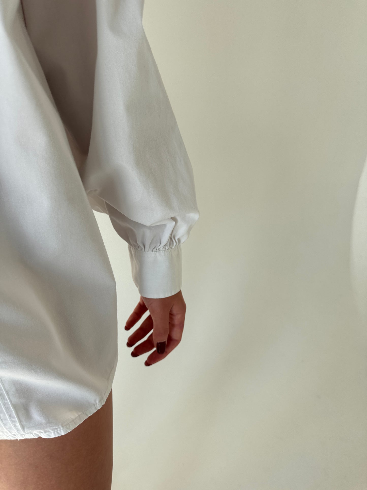 Cămașa premium old vintage italiană din poplin din anii 80