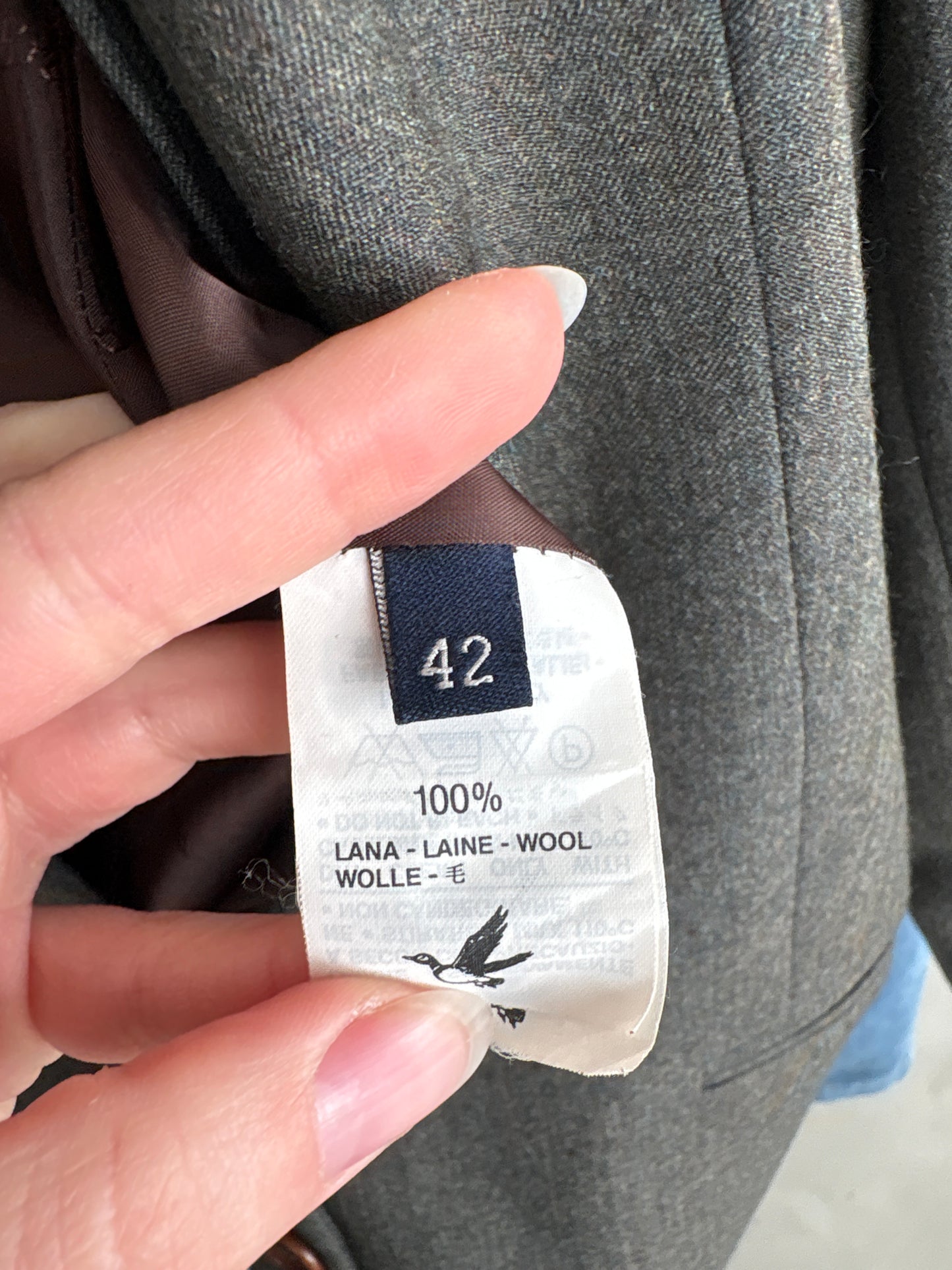 Sacou petite ușor cambrat moss green cu inserții fine colorate