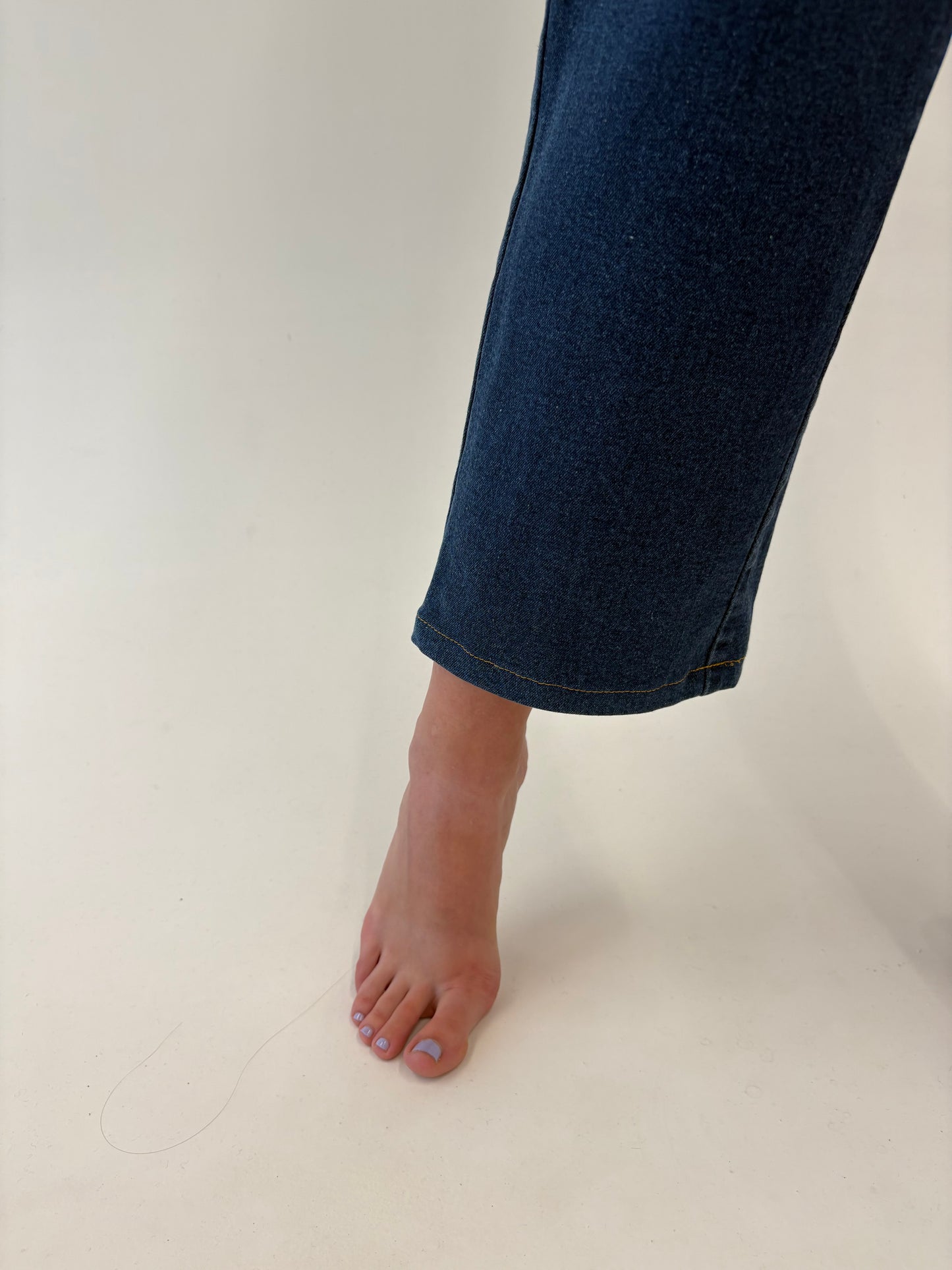 Jeans vintage plus size plini modelatori cu talie generoasă