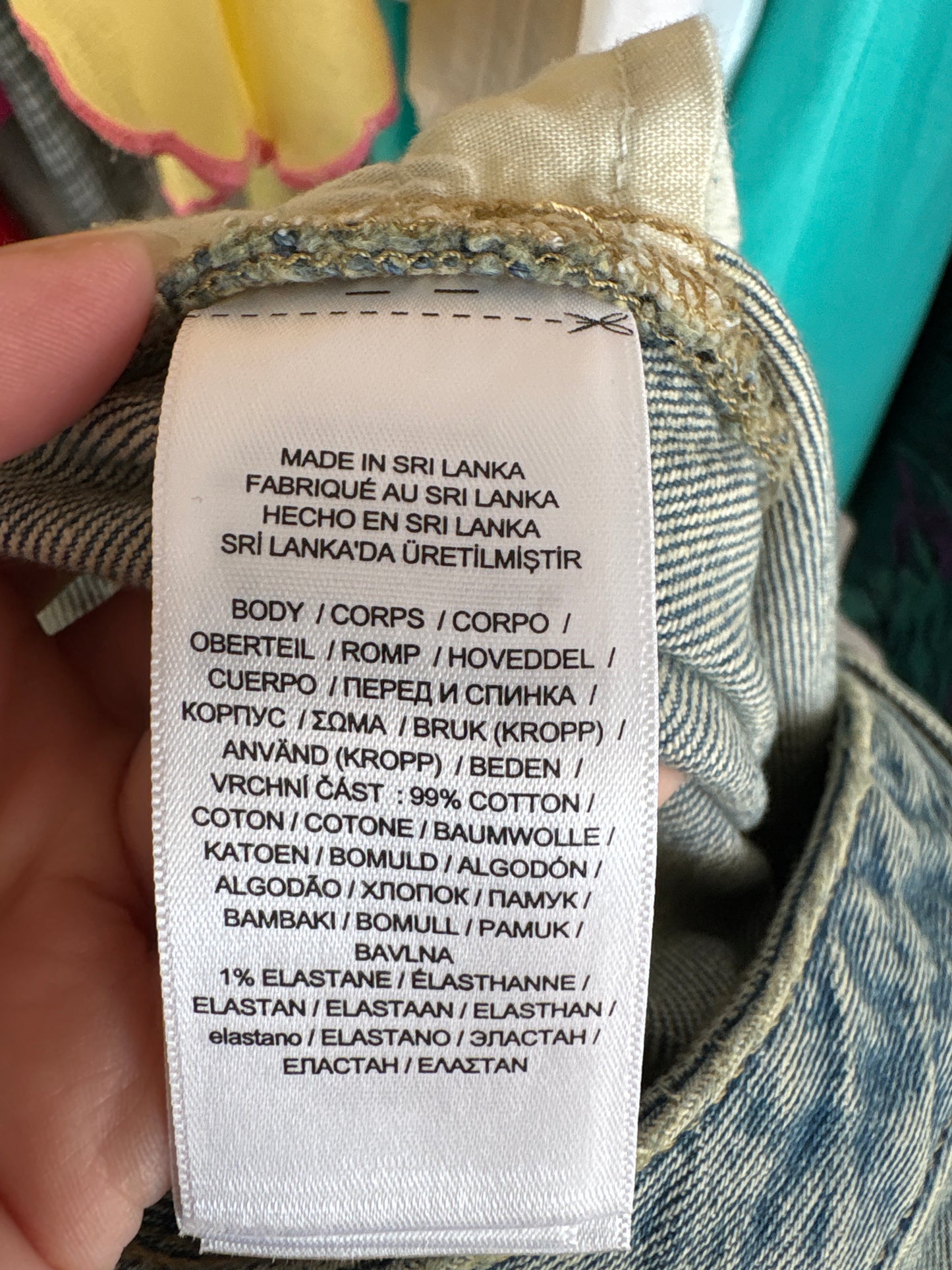 Fustă Ralph Lauren din jeans moale de vară ultra confort
