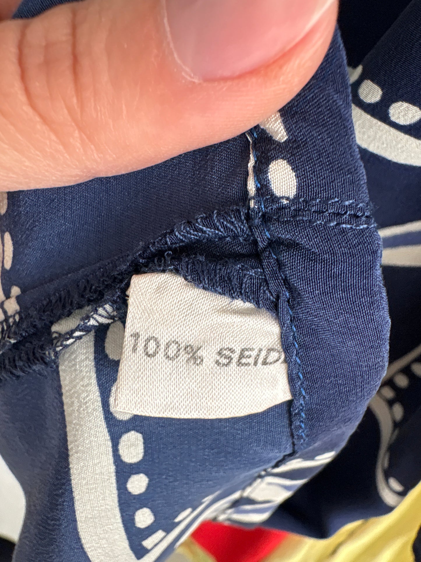 Cămașa vintage din twill de mătase naturala cu influențe nautice