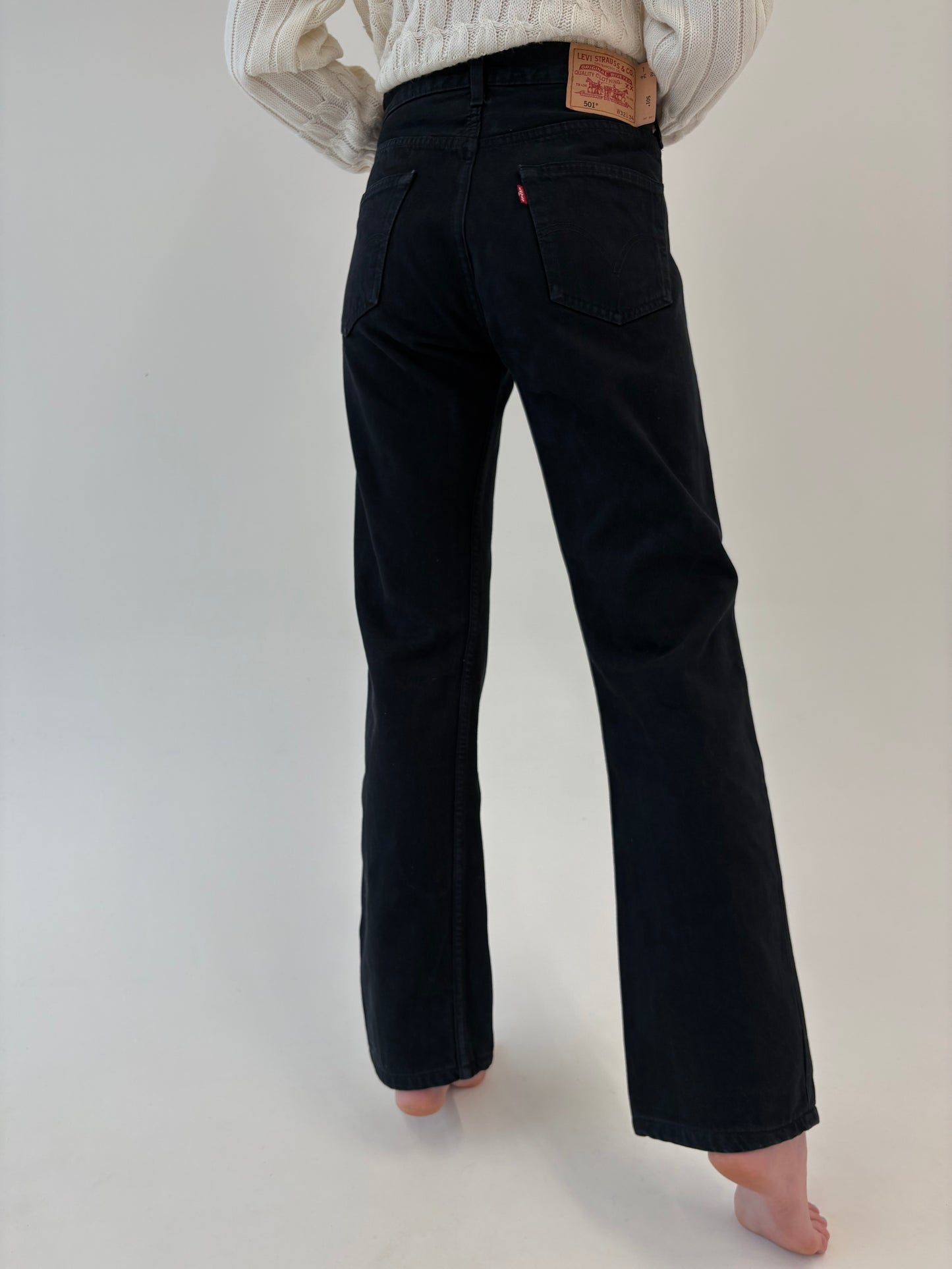 Jeans Levi’s tall 501 negru