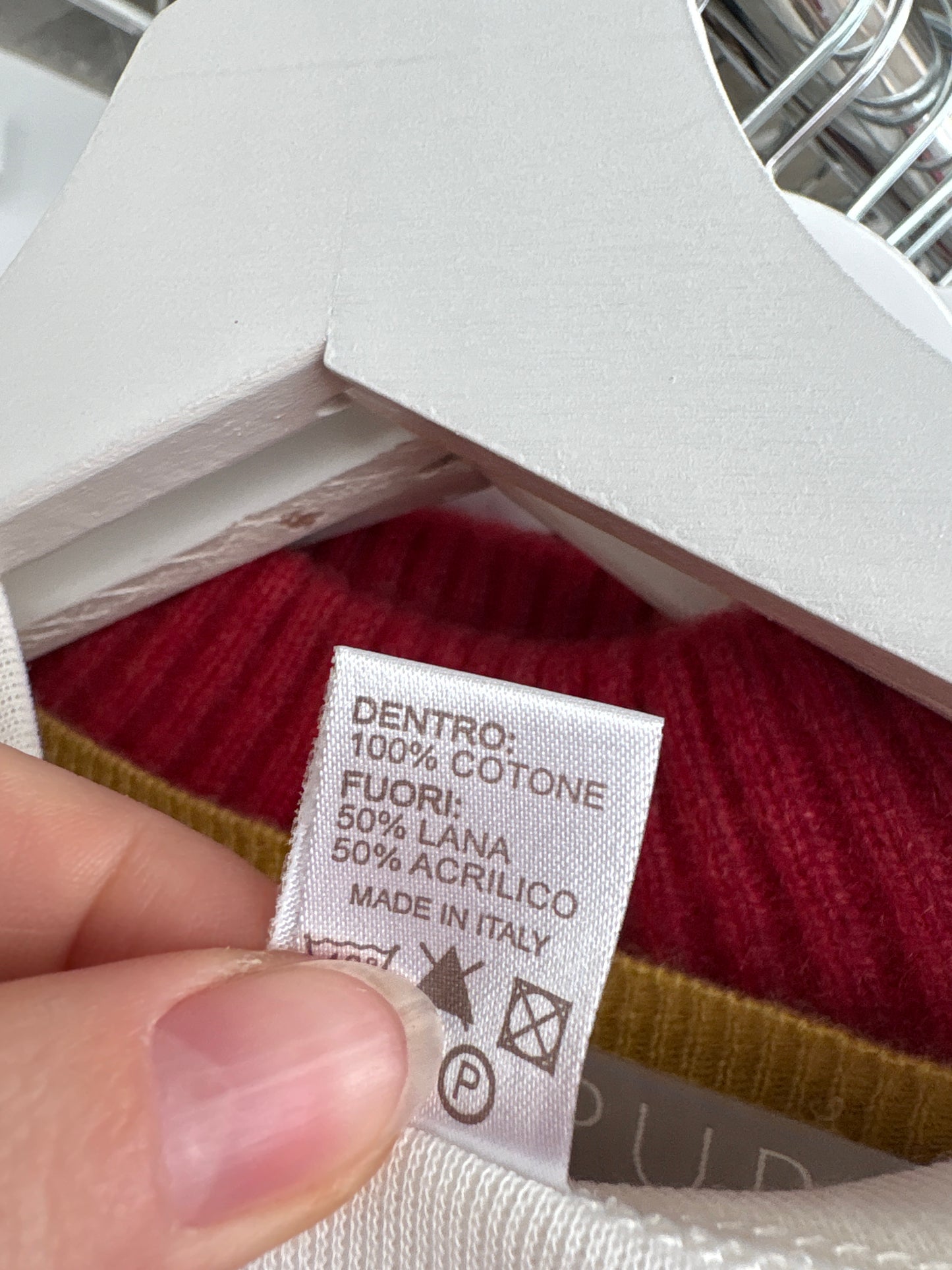 Top din lanita extrafina și interior de bumbac