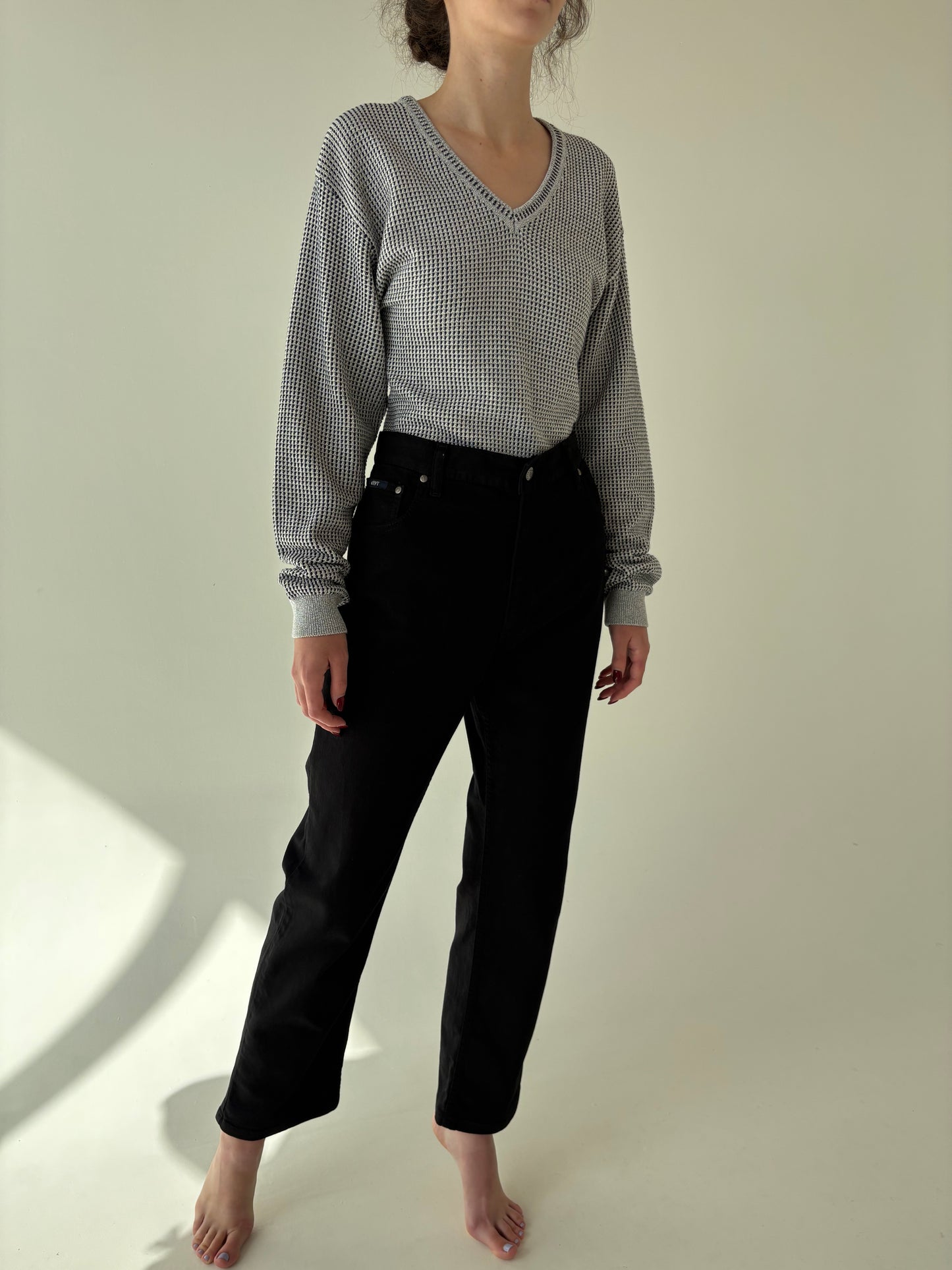 Jeans vintage premium tall modelator cu talie înaltă