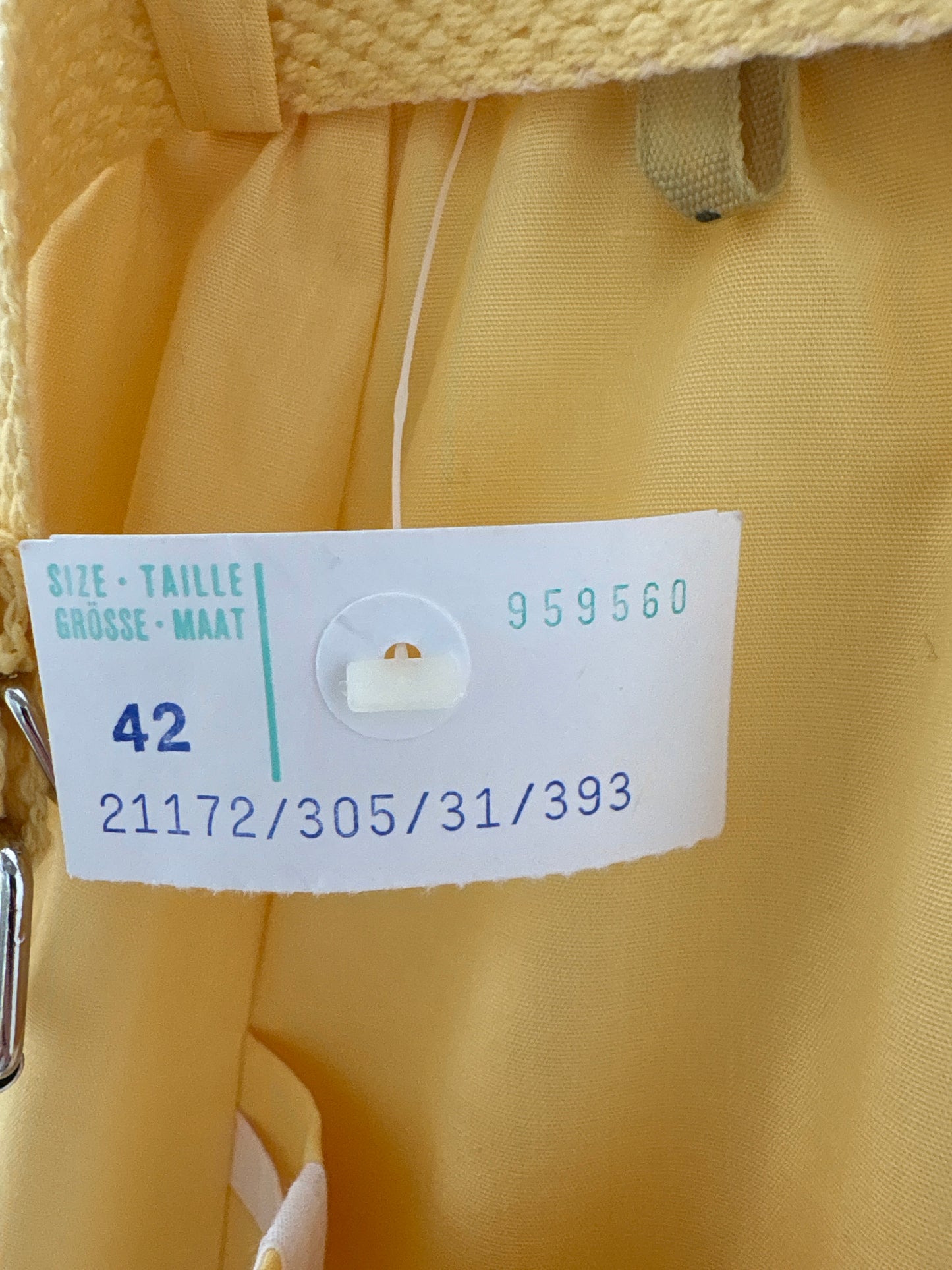 Fustă vintage nouă cu nzuuzntae și centură proprie din poplin de bumbac