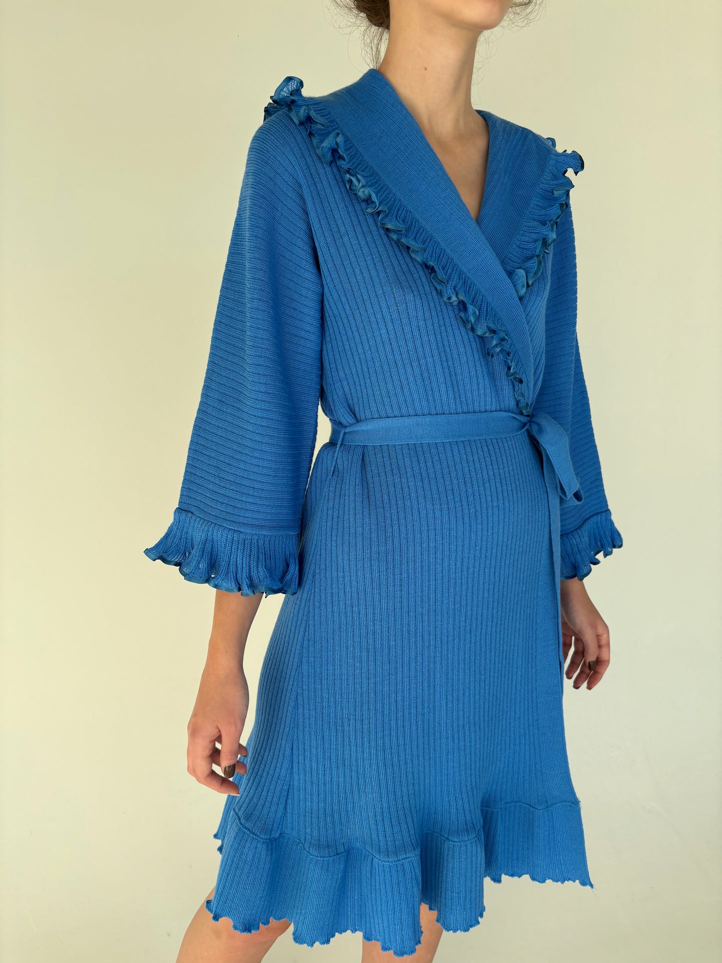 Halat high end italian din lana extrafina ribbed