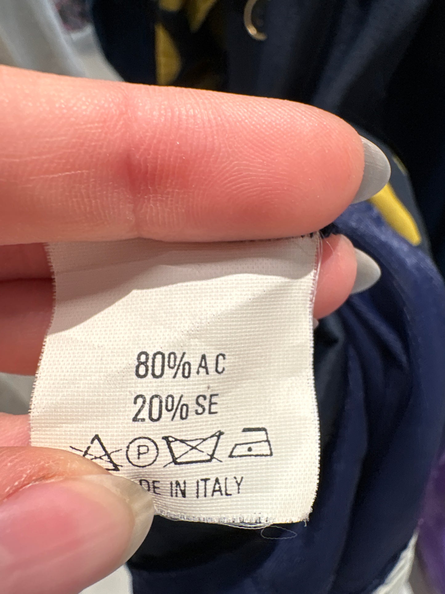 Rochie vintage italiana în stil Valentino cu buline din mix de mătase naturală