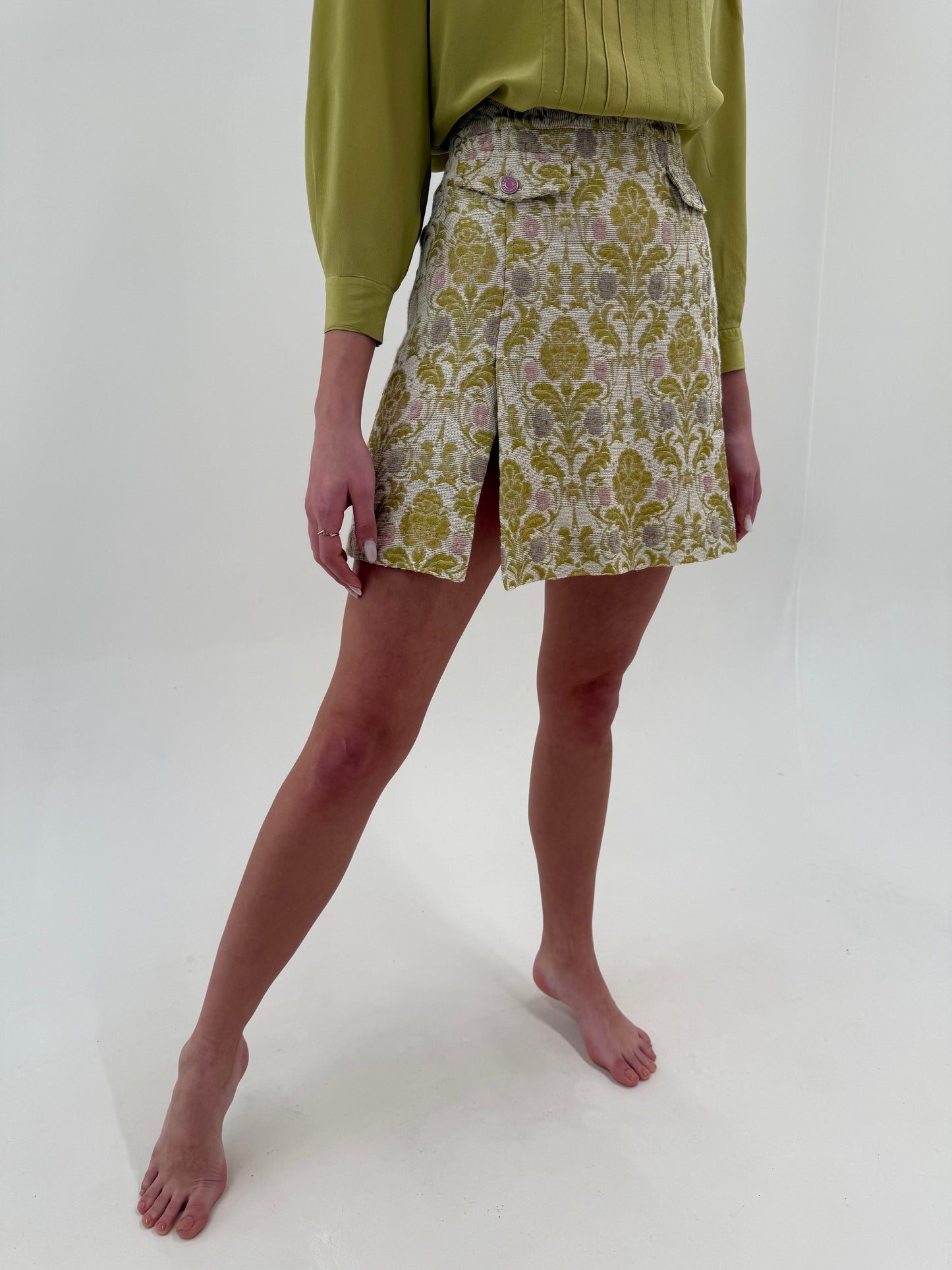 Fustă Dolce&Gabbana din jacquard exceptional în culori superbe