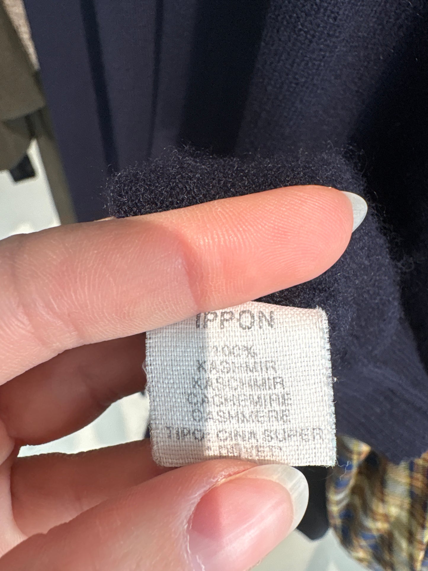 Vestă / top din cașmir excepțional cu fir lung