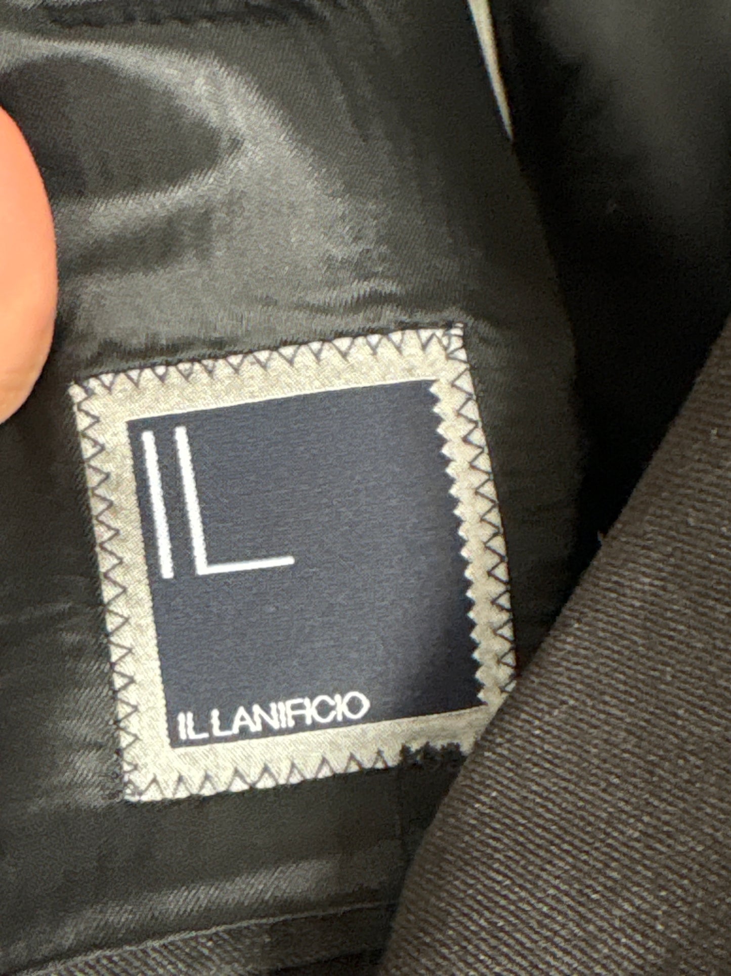 Sacou charcoal gray din stofă ultra luxury Cerutti din cea mai fină lana
