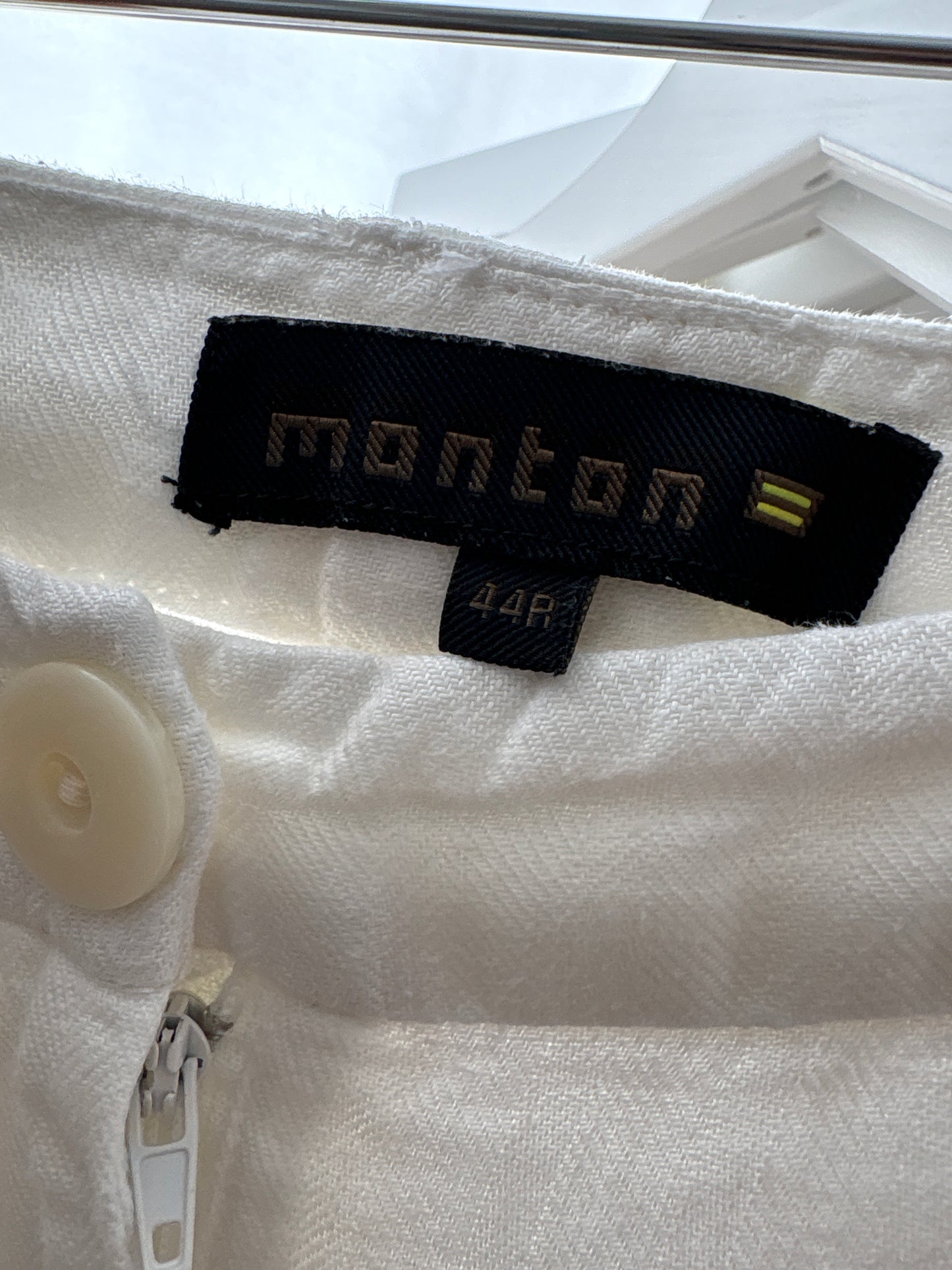 Pantaloni din in premium în croi clasic petite