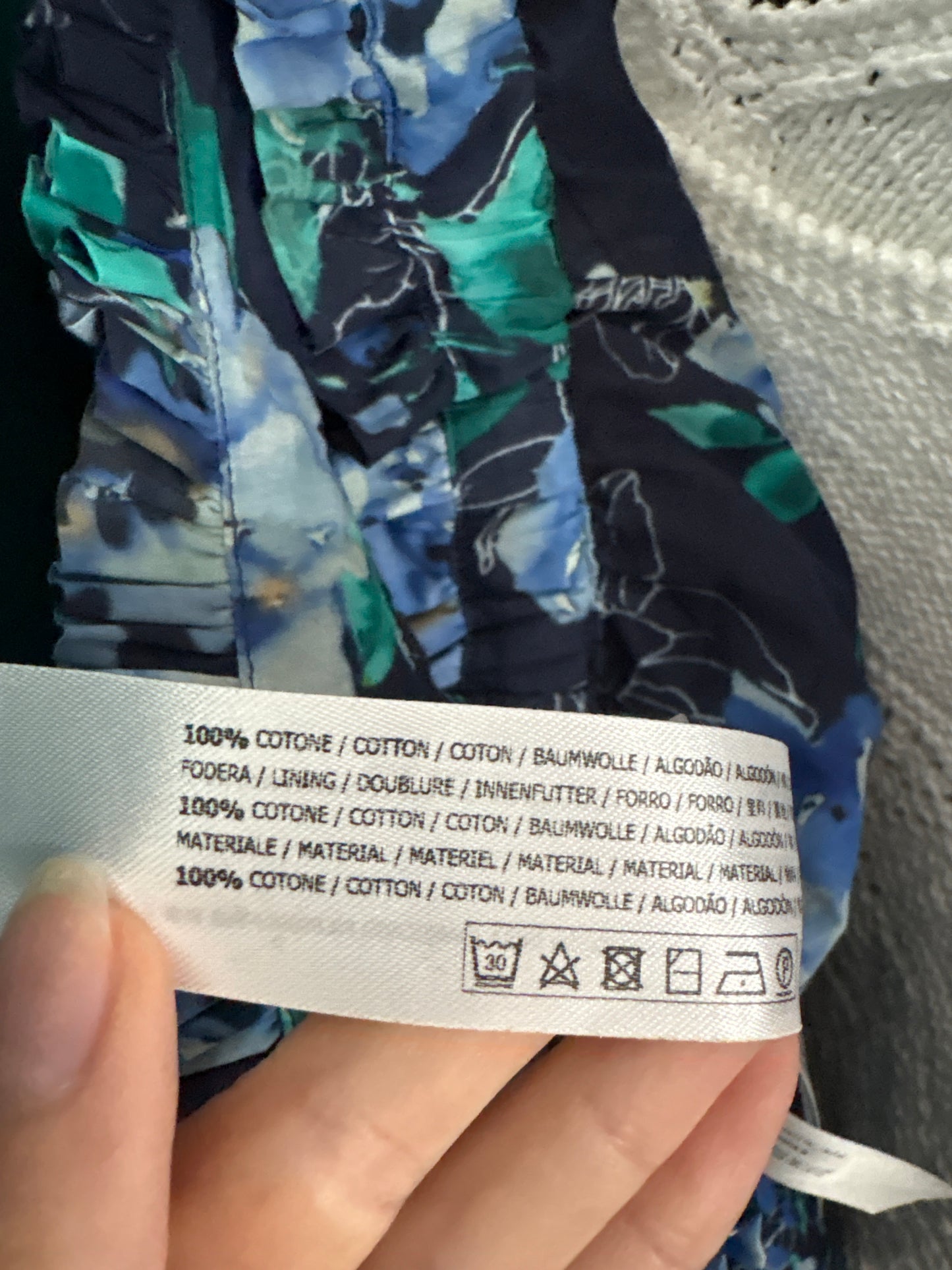Pantaloni palazzo de brand luxury Twinset cu print superb