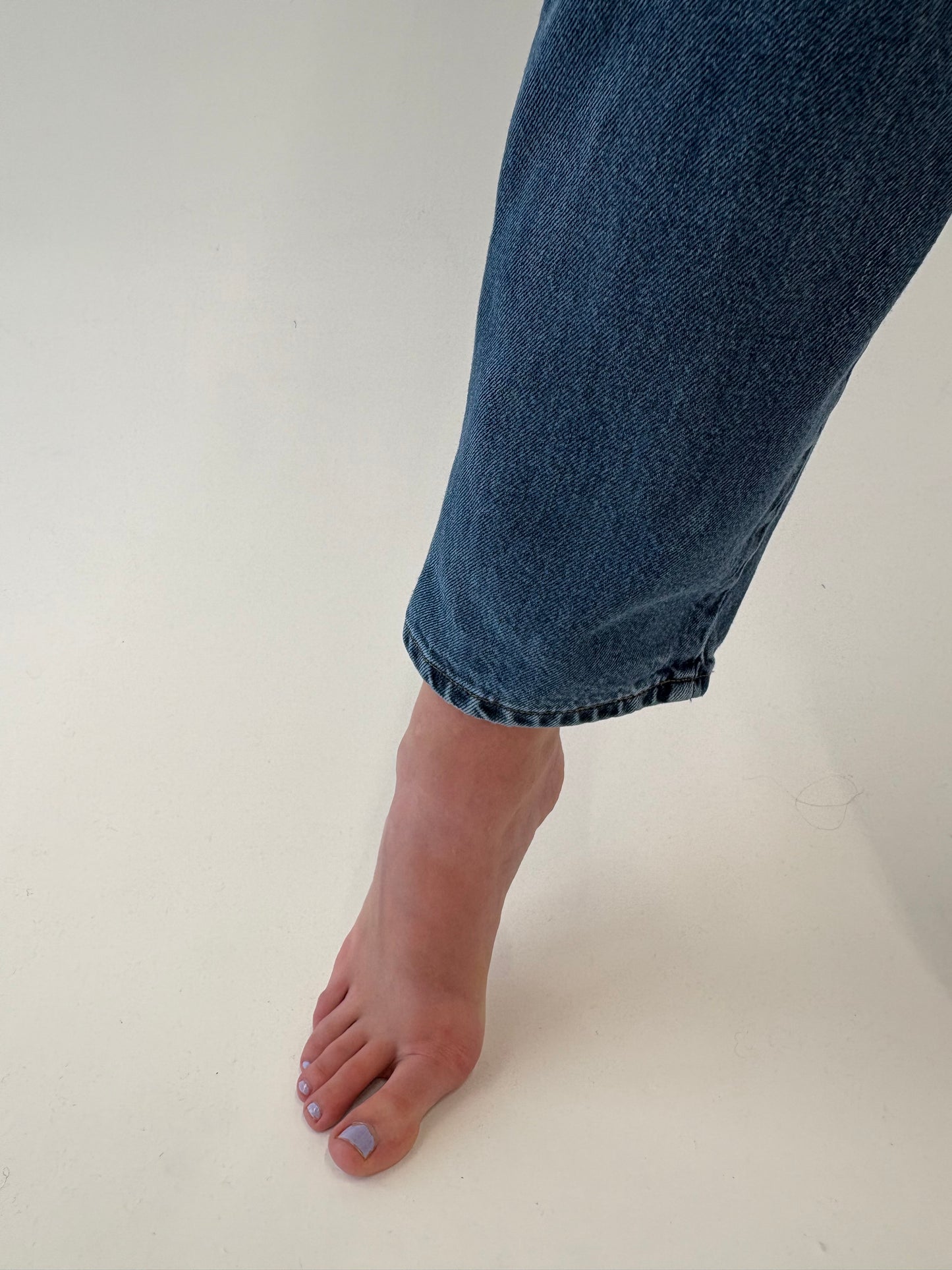 Jeans vintage tall gros mom fit cu talie ultra înaltă classic wash