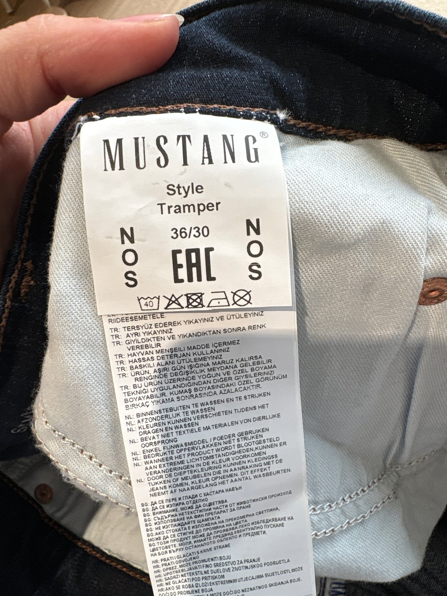 Jeans premium dark wash modelatori straight leg cu talie înaltă