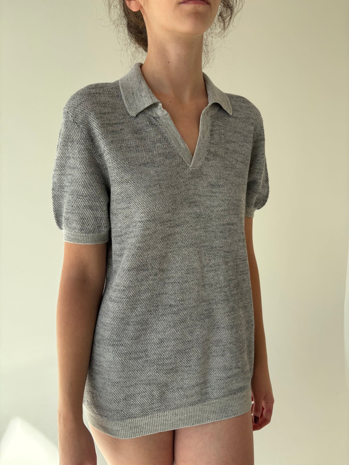 Top luxury polo Falconeri din jerse excepțional