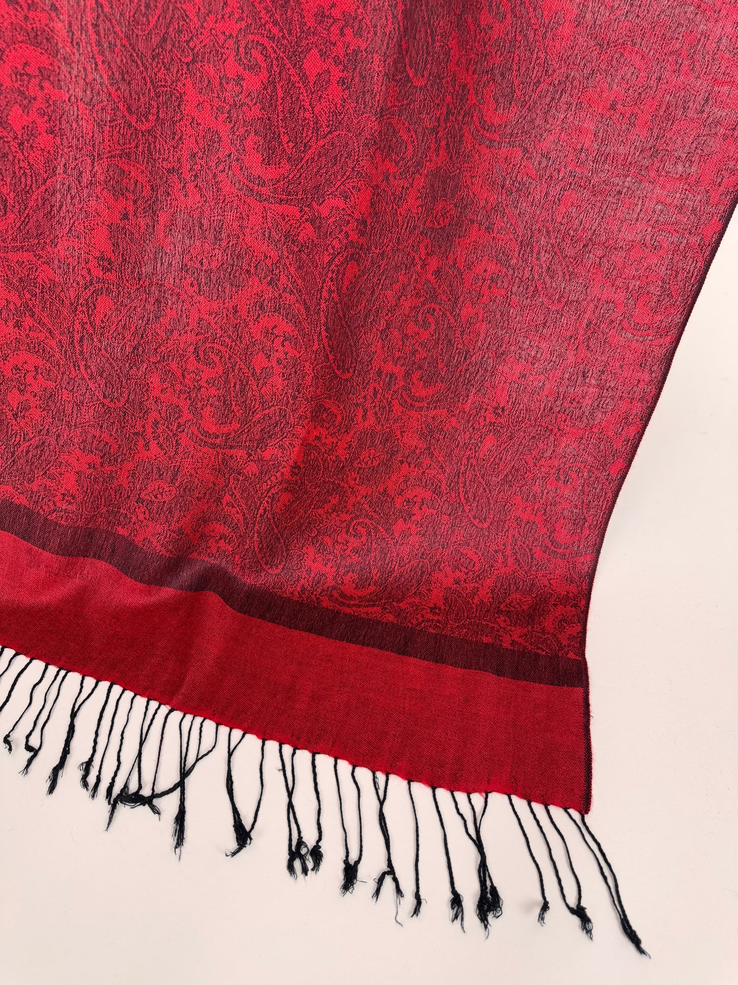 Sal din cașmir cu print paisley