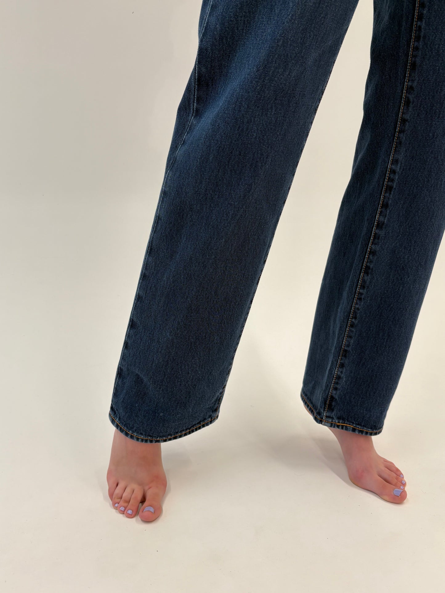 Jeans vintage Levi’s 751 tall dark wash din bumbac gros