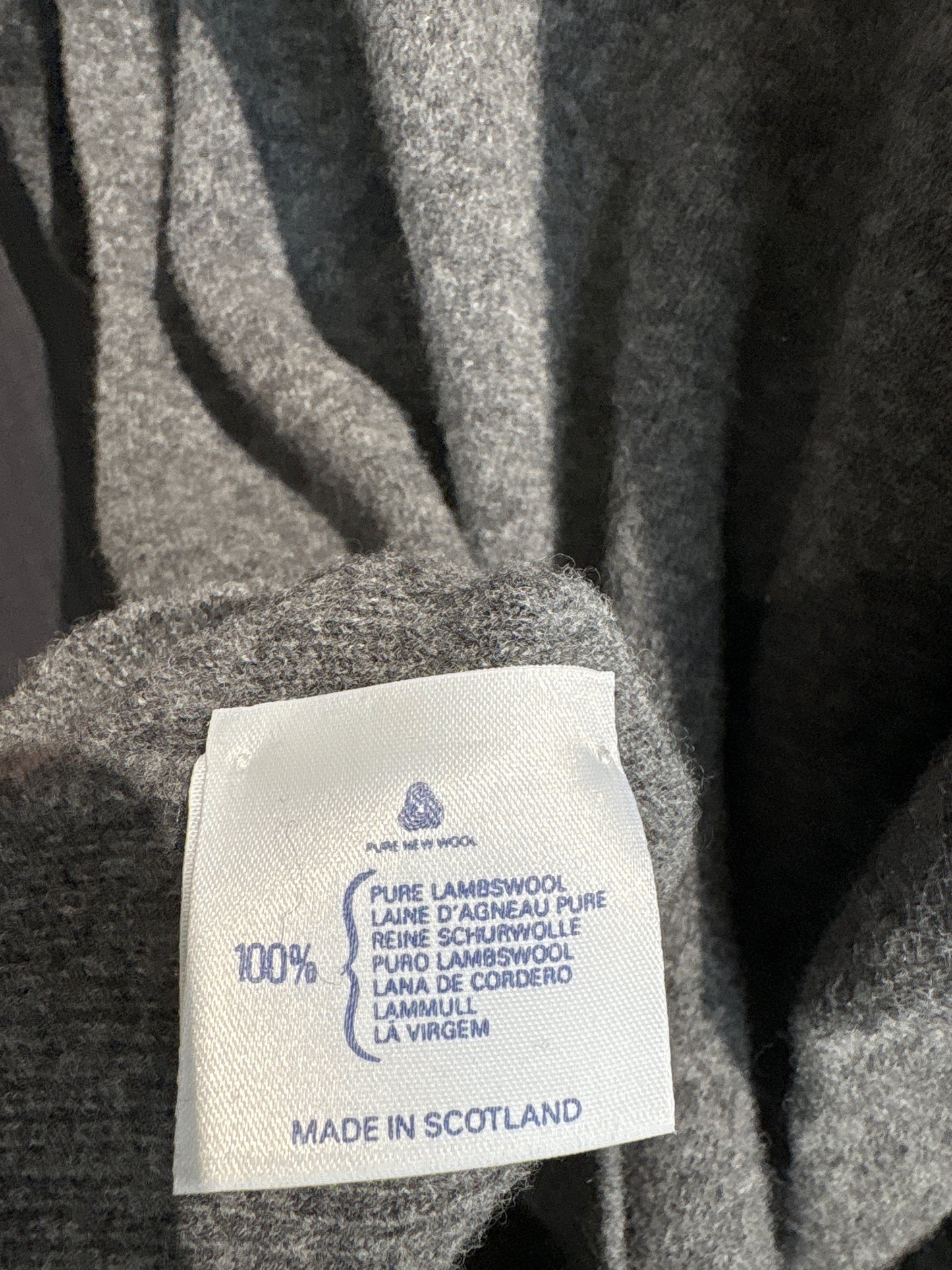 Pulover polo super premium scoțian din lana extrafina de gramaj mare