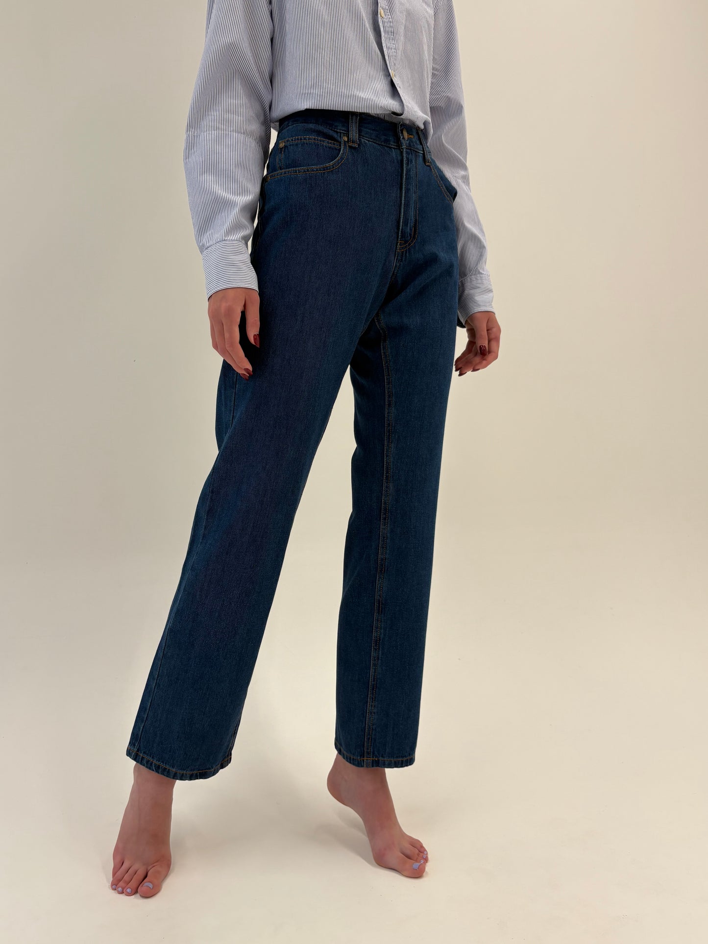 Jeans vintage tall darker wash straight leg