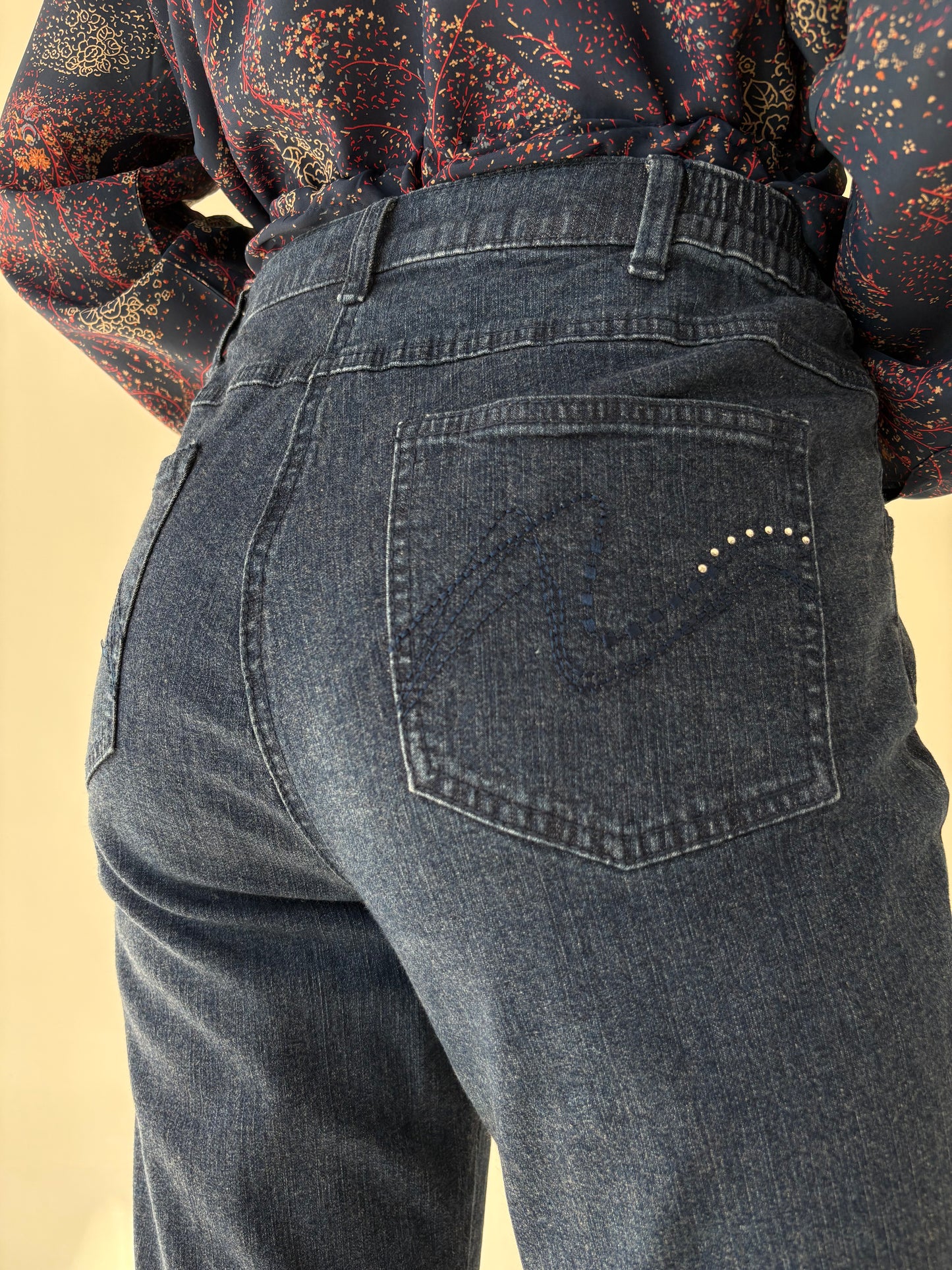 Jeans vintage confort modelatori dark wash
