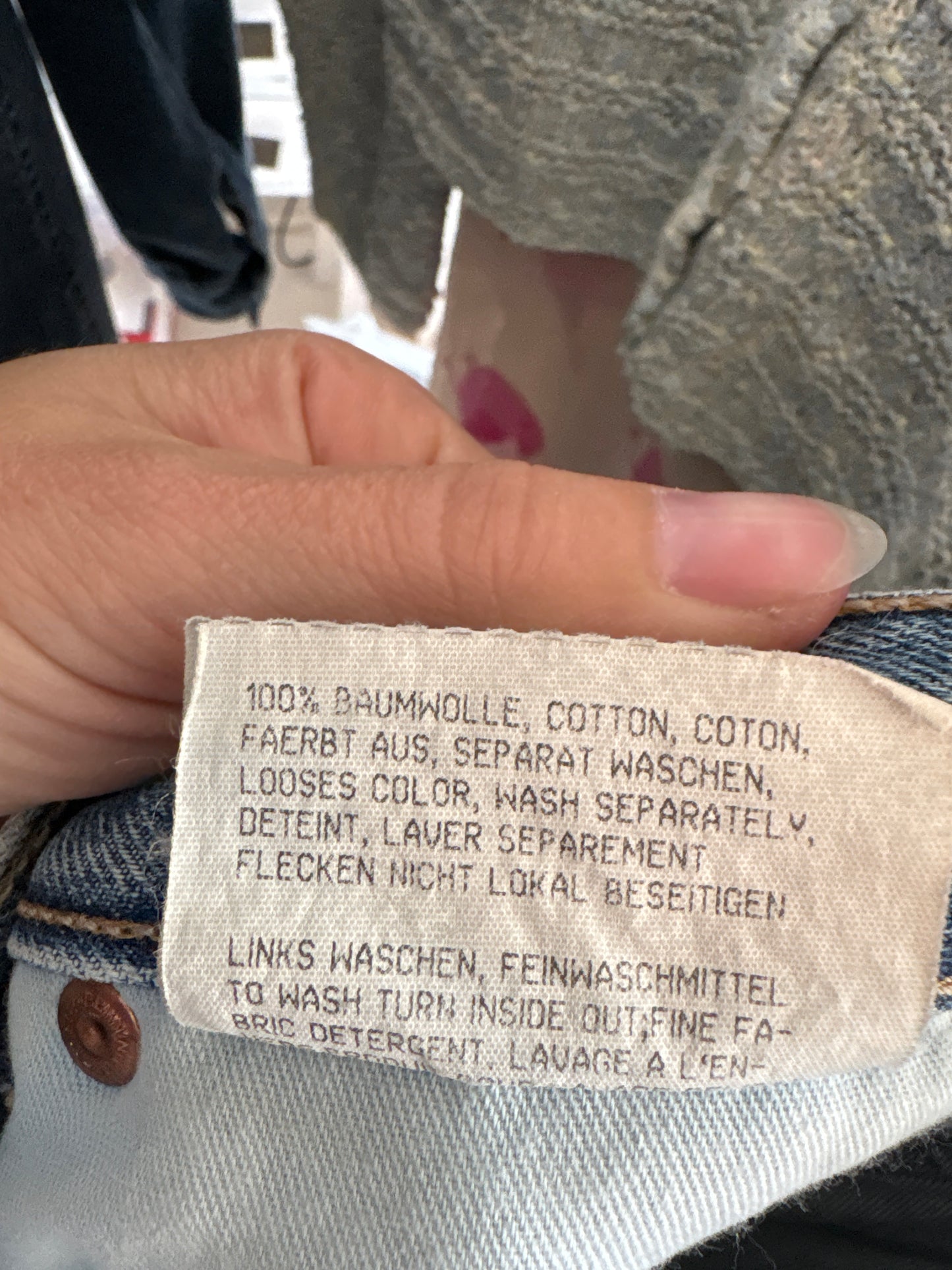 Jeans vintage premium mom fit cu talie înaltă