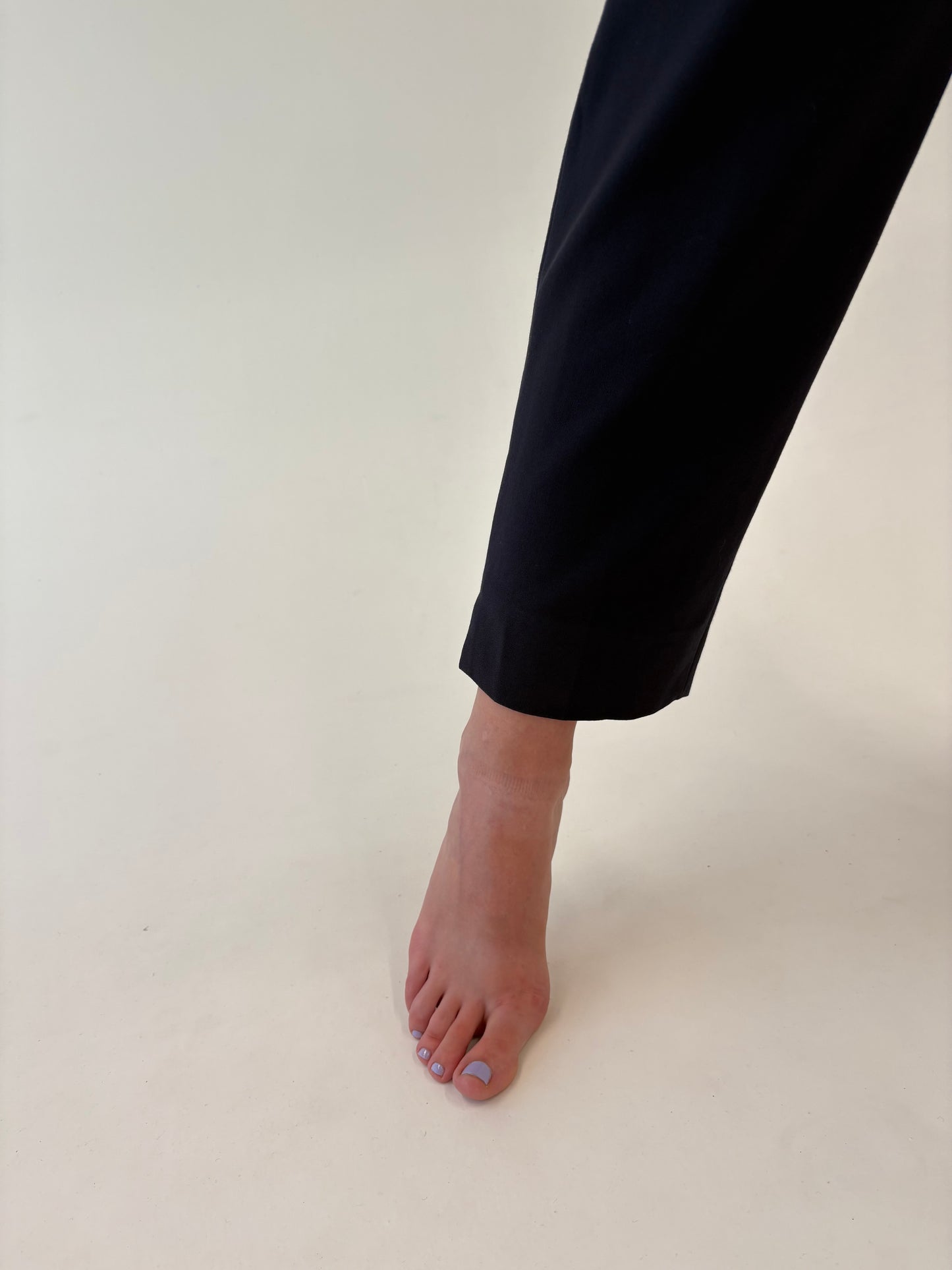 Pantaloni business tall cu talie ultra înaltă din mix de lana extrafina strech