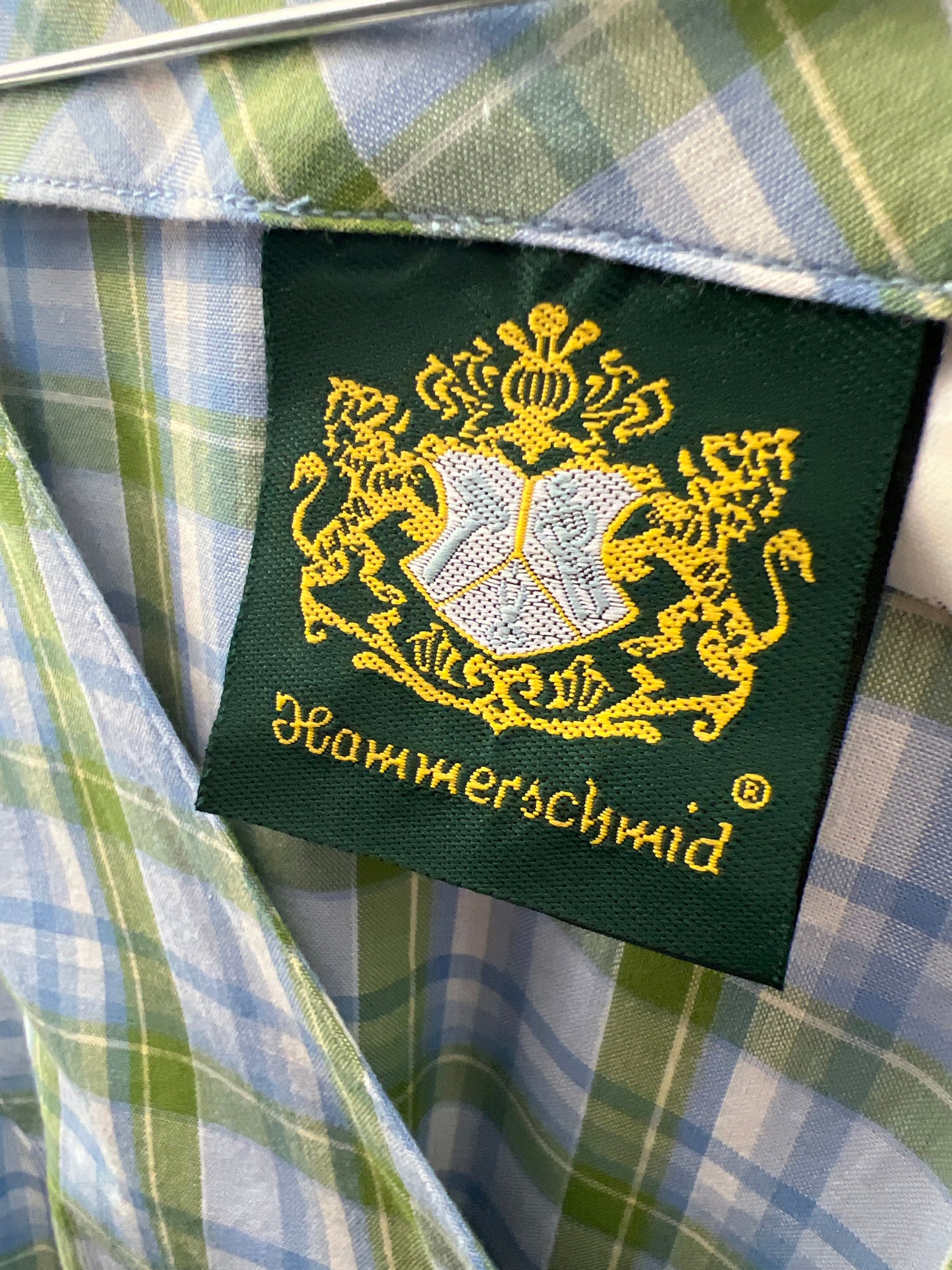 Rochie vintage în carouri din pânză de bumbac cu spate reglabil