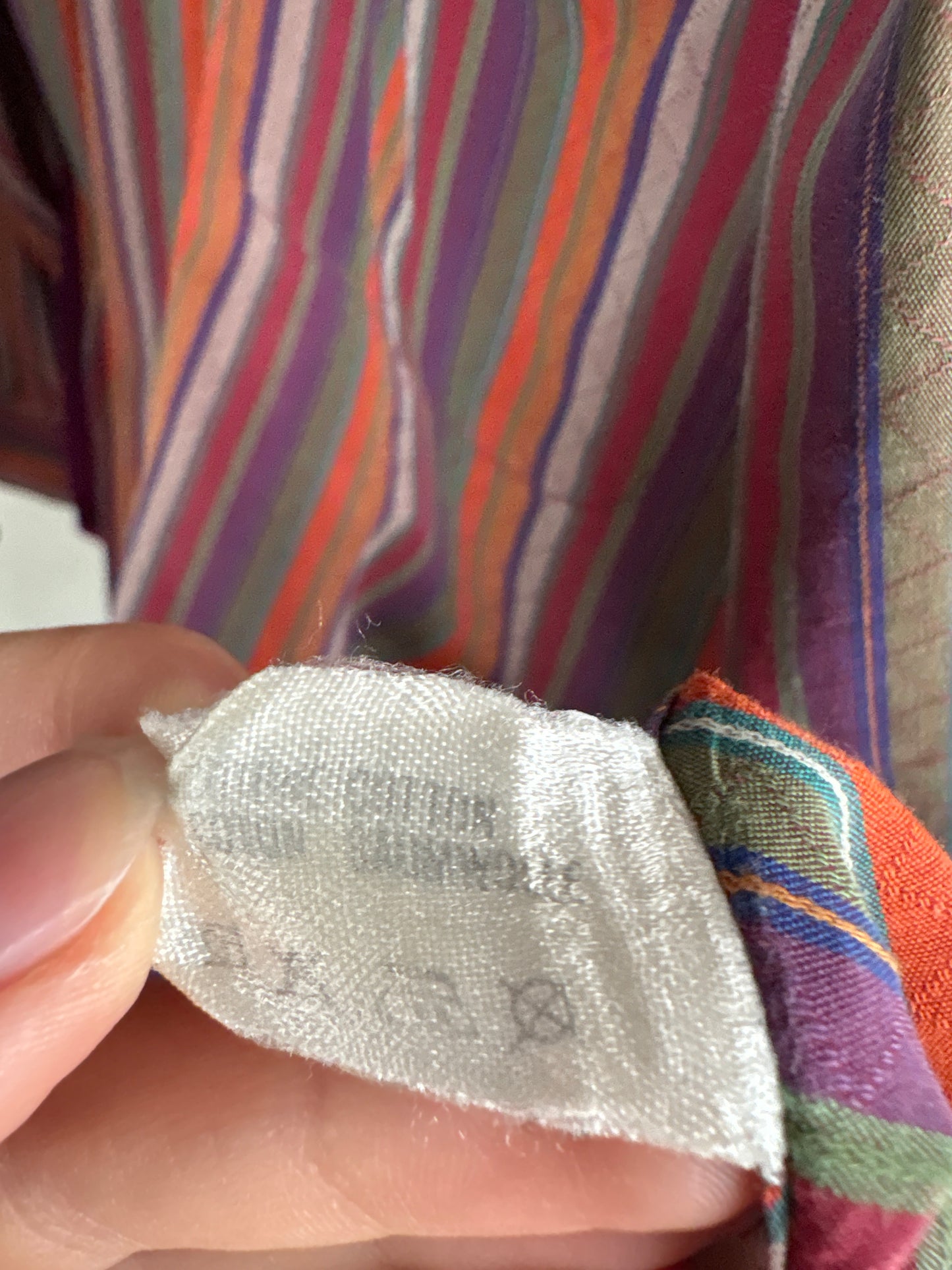 Cămașa Missoni din poplin excepțional plin texturat de bumbac moale în dungi