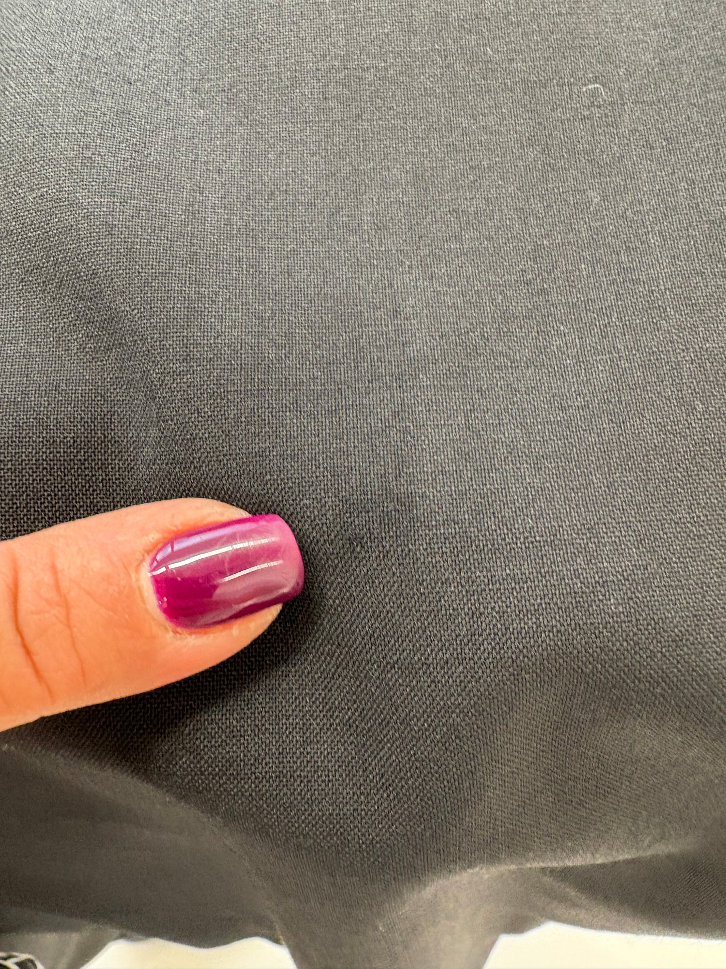 Pantaloni negri spre palazzo din lana extrafina de la zi la seară