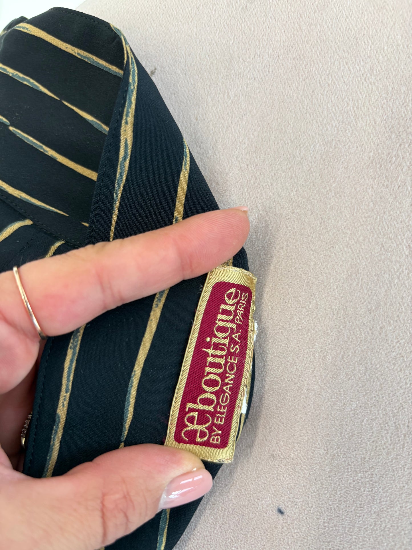 Fustă luxury Elegance din mătase naturală neagră cu talie ultra înaltă