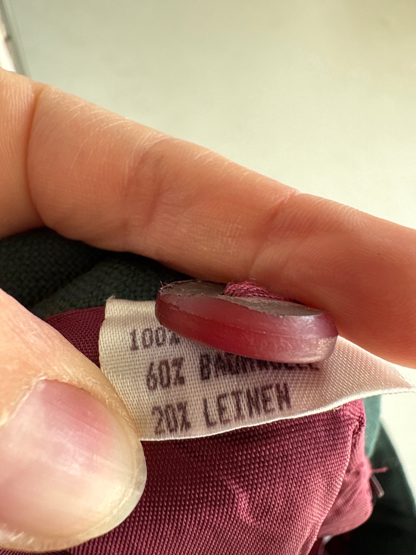 Fustă vintage burgundy din pânză cu talie ultra înaltă și buzunare
