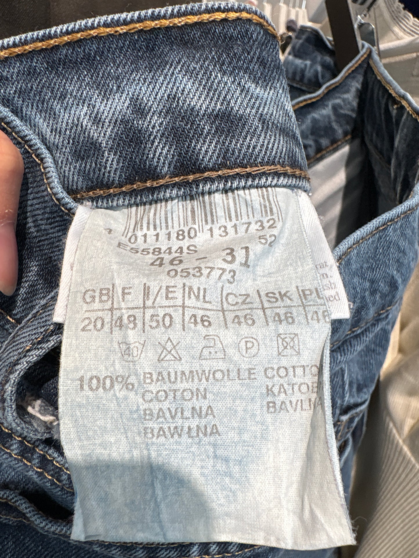 Jeans vintage tall gros mom fit cu talie ultra înaltă classic wash